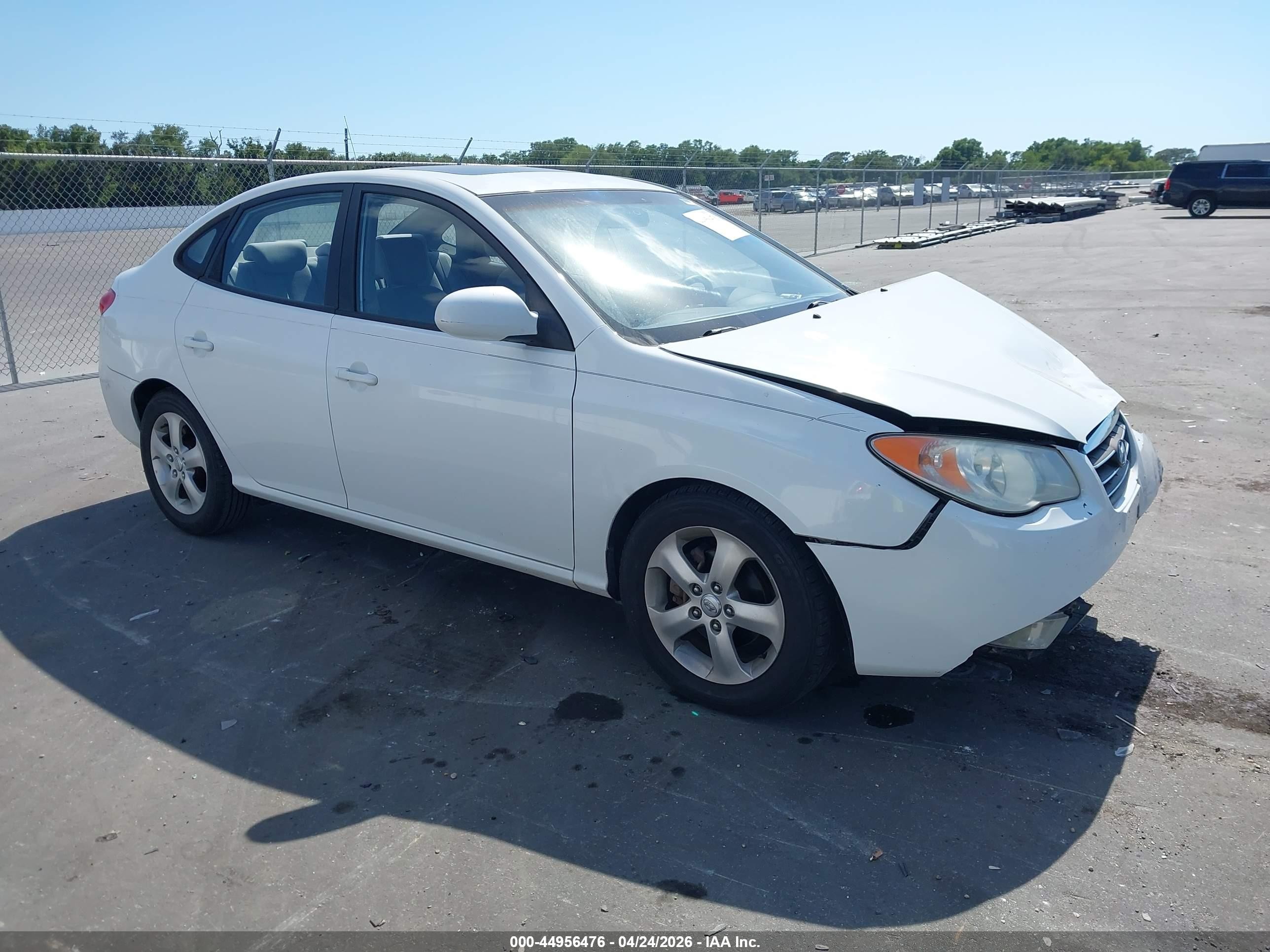2007 Hyundai Elantra Gls/limited/se Белый vin: KMHDU46D37U085227