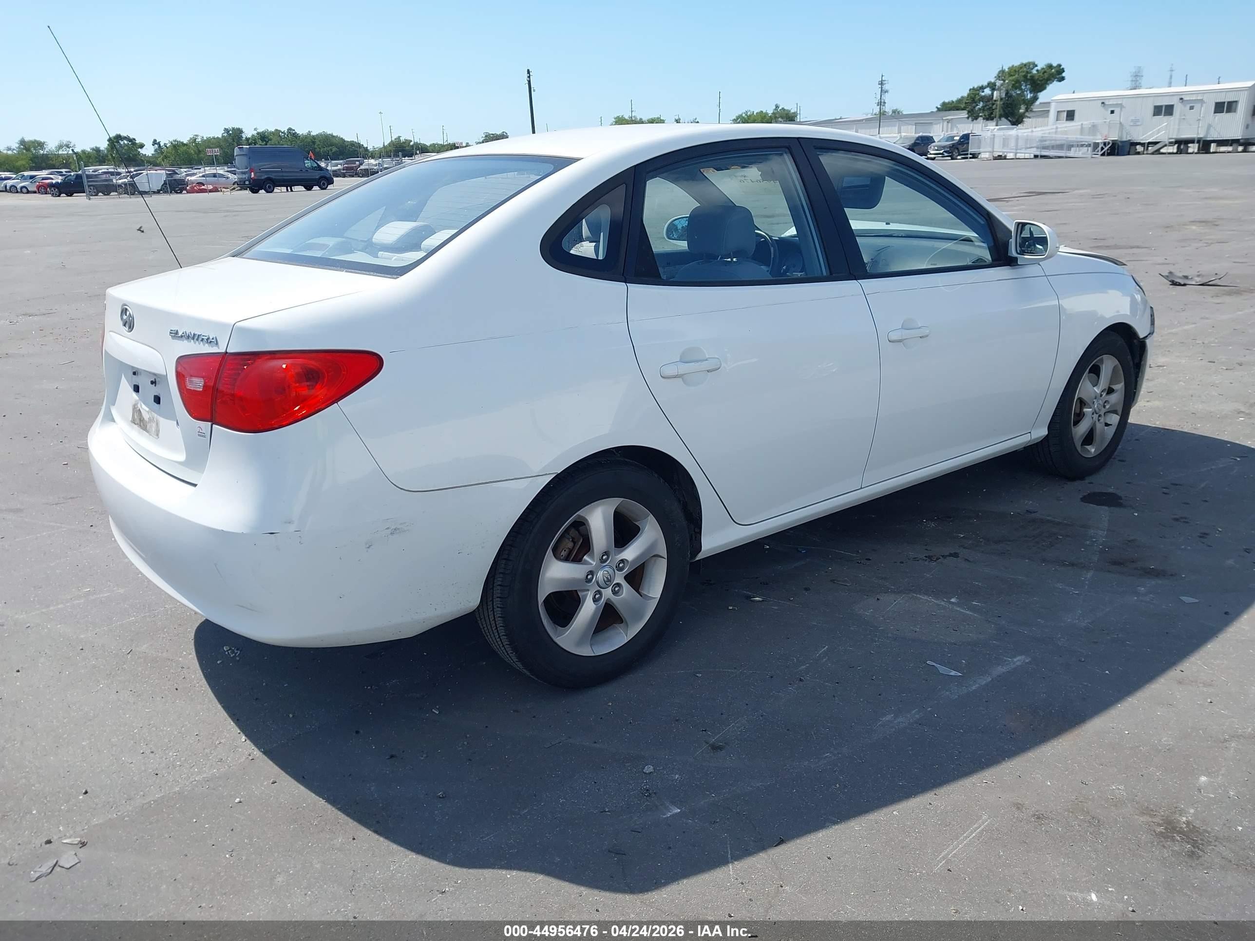 2007 Hyundai Elantra Gls/limited/se Белый vin: KMHDU46D37U085227