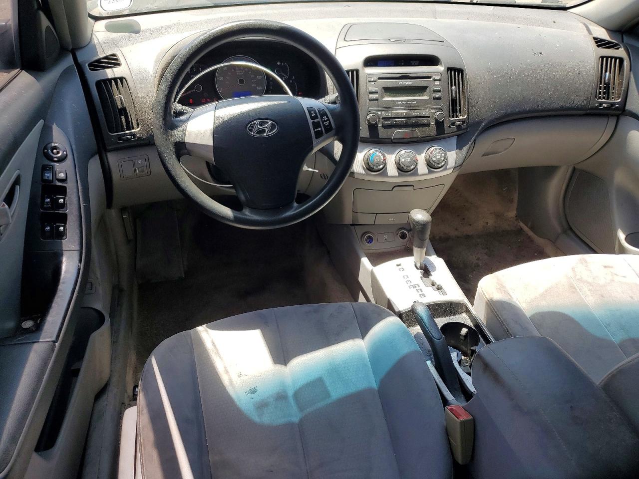 2007 Hyundai Elantra Gls Black vin: KMHDU46D37U113043