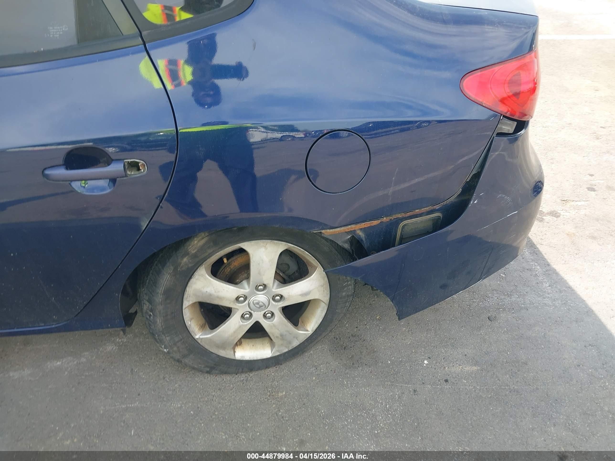 2007 Hyundai Elantra Gls/limited/se Синий vin: KMHDU46D37U136998