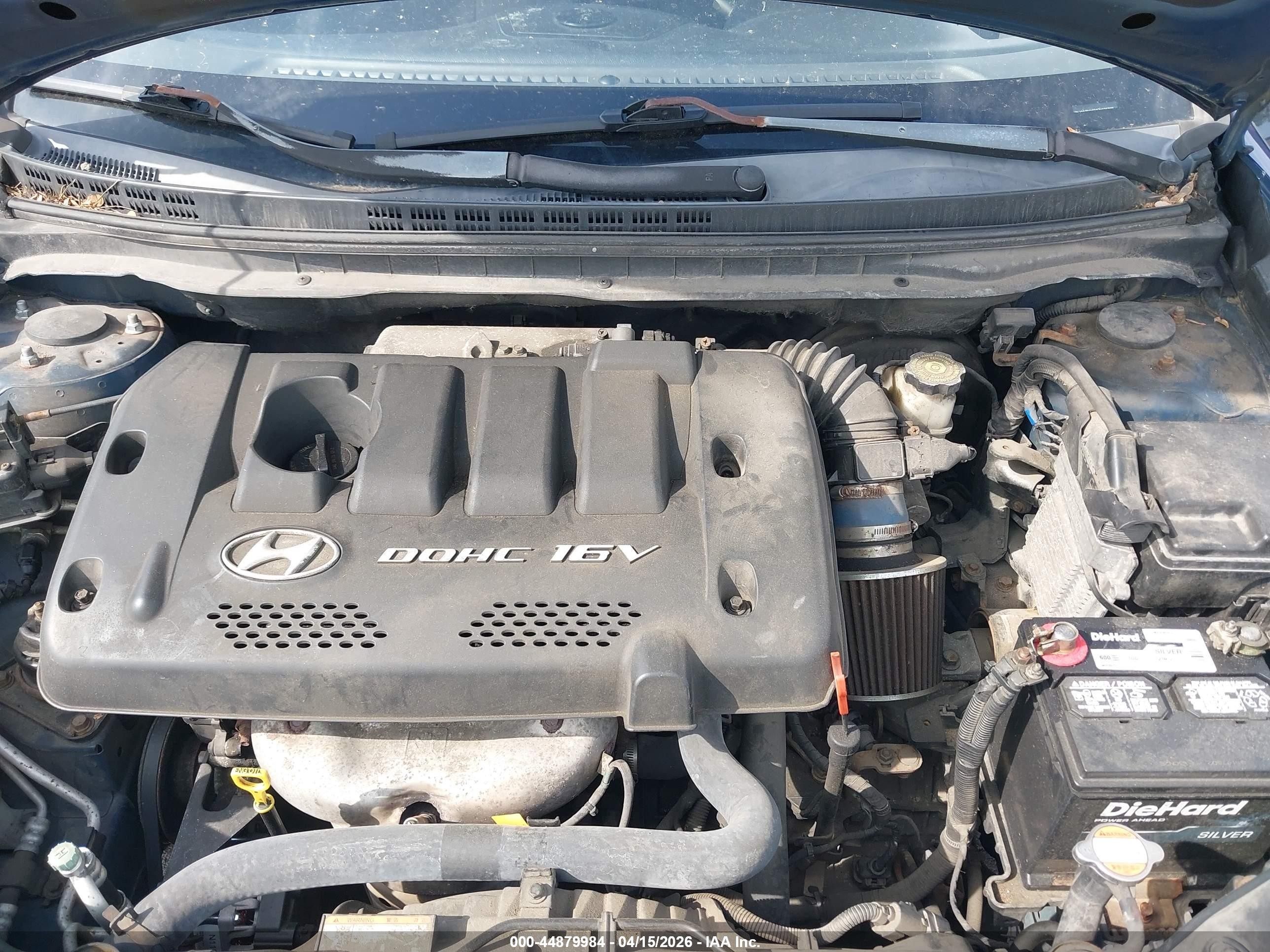 2007 Hyundai Elantra Gls/limited/se Синий vin: KMHDU46D37U136998