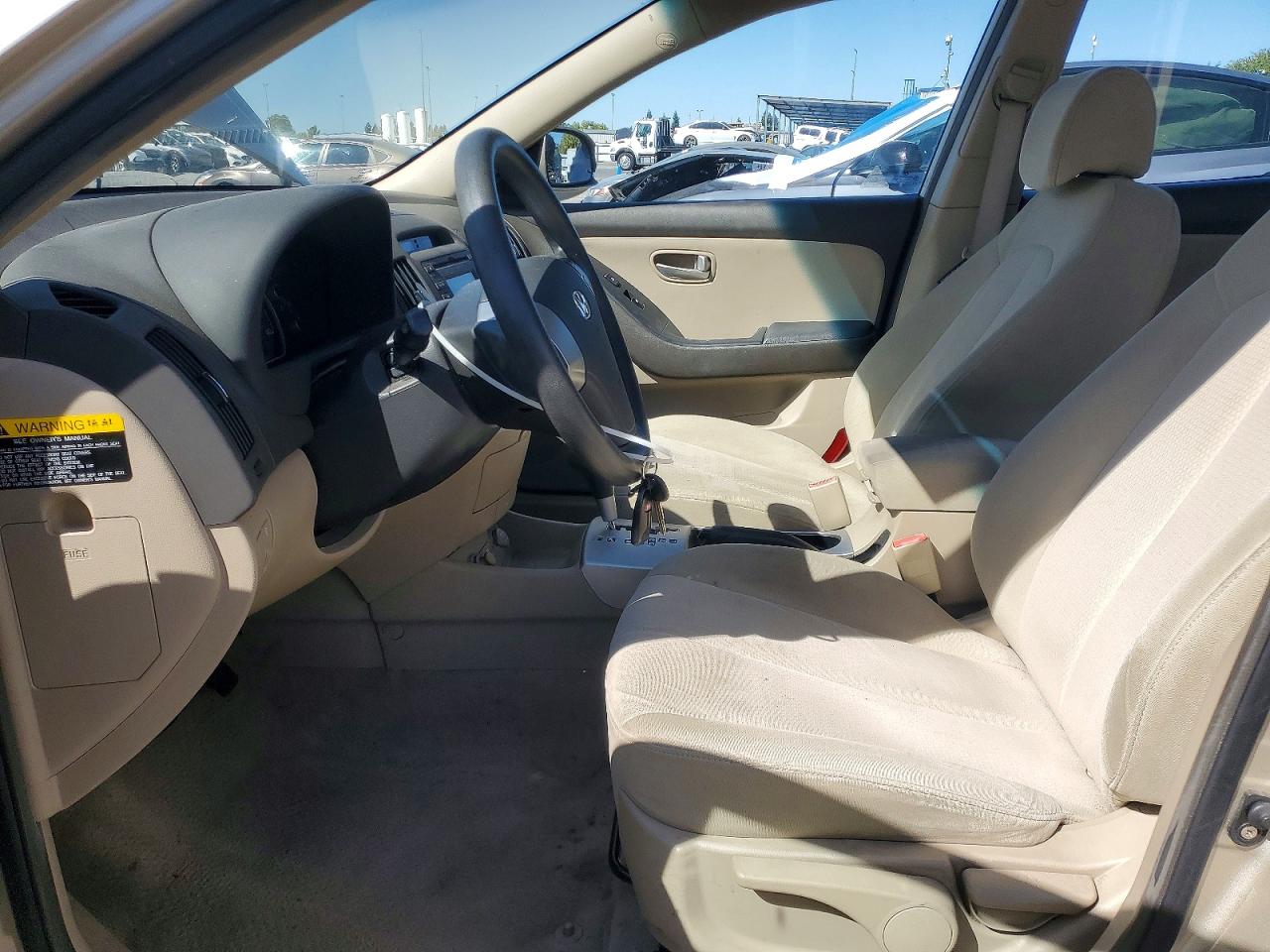 2007 Hyundai Elantra Gls Gold vin: KMHDU46D37U148200