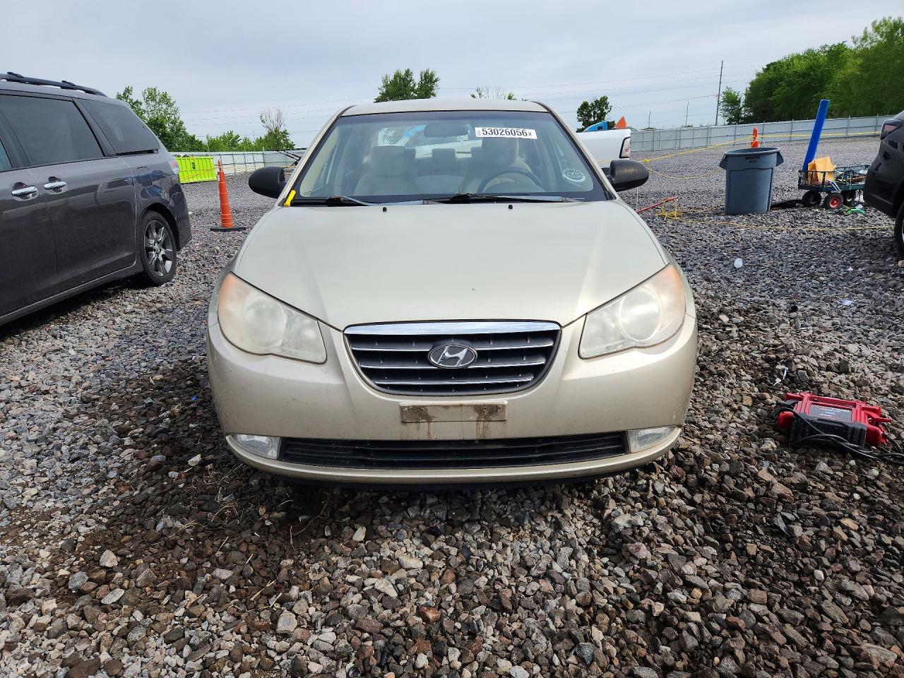 2007 Hyundai Elantra Gls Желто-коричневый vin: KMHDU46D37U173016