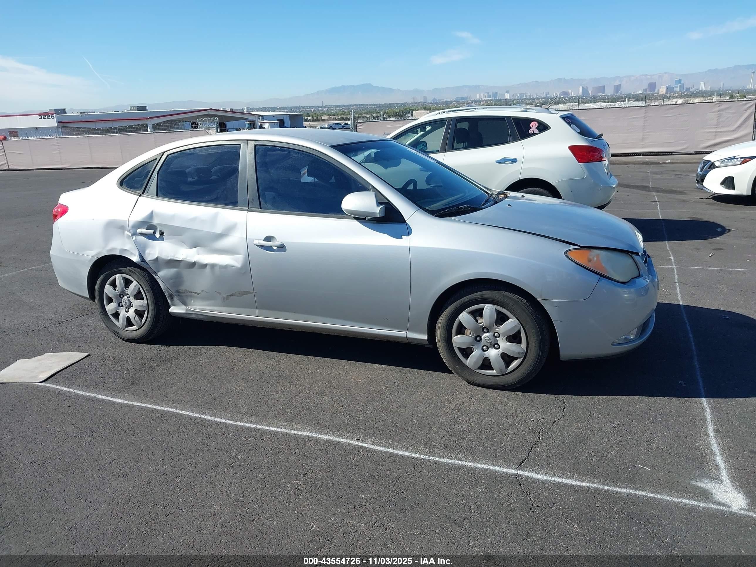 2007 Hyundai Elantra Gls/limited/se Silver vin: KMHDU46D37U221663
