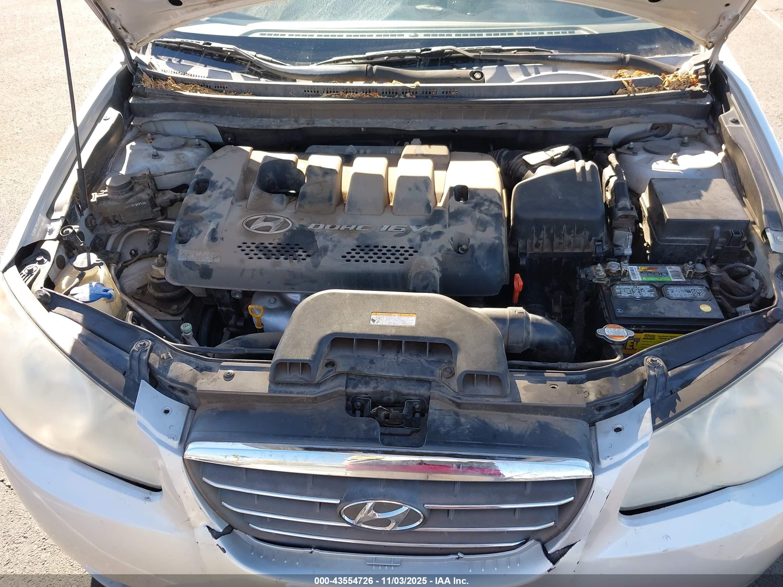 2007 Hyundai Elantra Gls/limited/se Silver vin: KMHDU46D37U221663