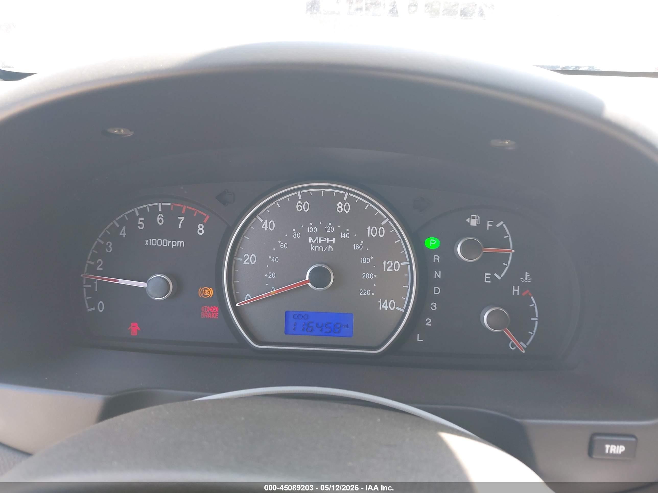2007 Hyundai Elantra Gls/limited/se Gold vin: KMHDU46D37U224644