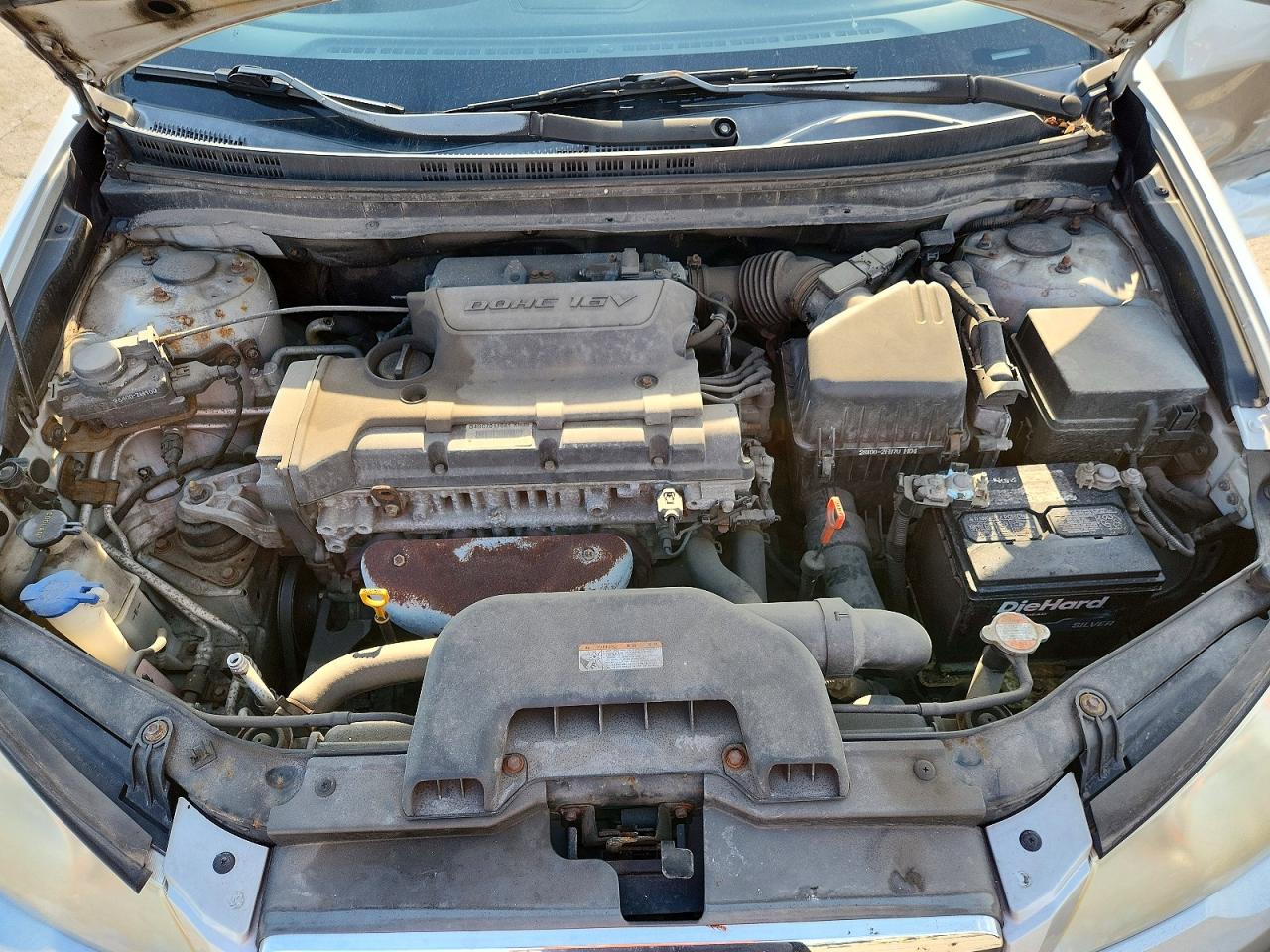 2008 Hyundai Elantra Gls Silver vin: KMHDU46D38U304592