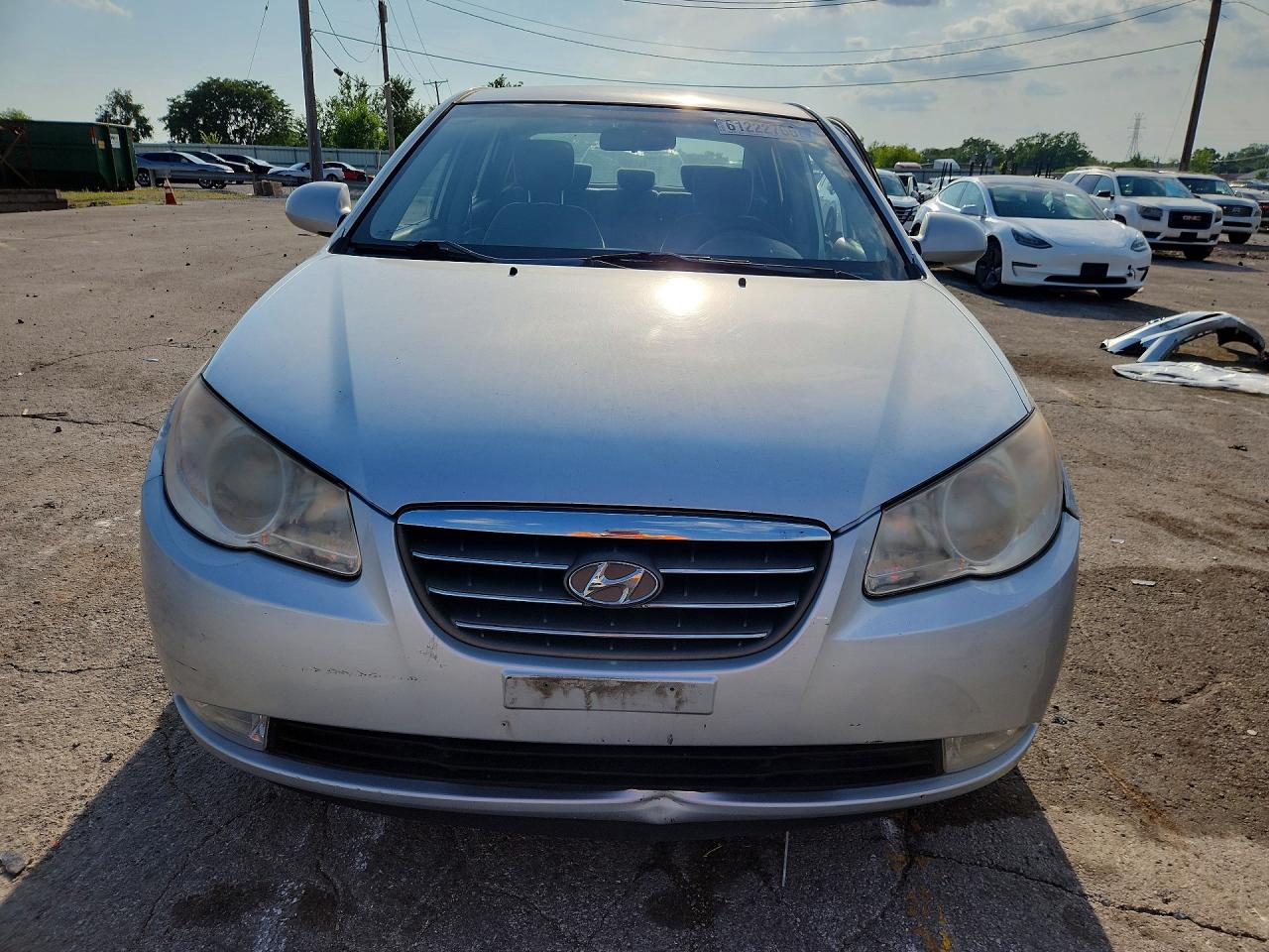 2008 Hyundai Elantra Gls Silver vin: KMHDU46D38U304592