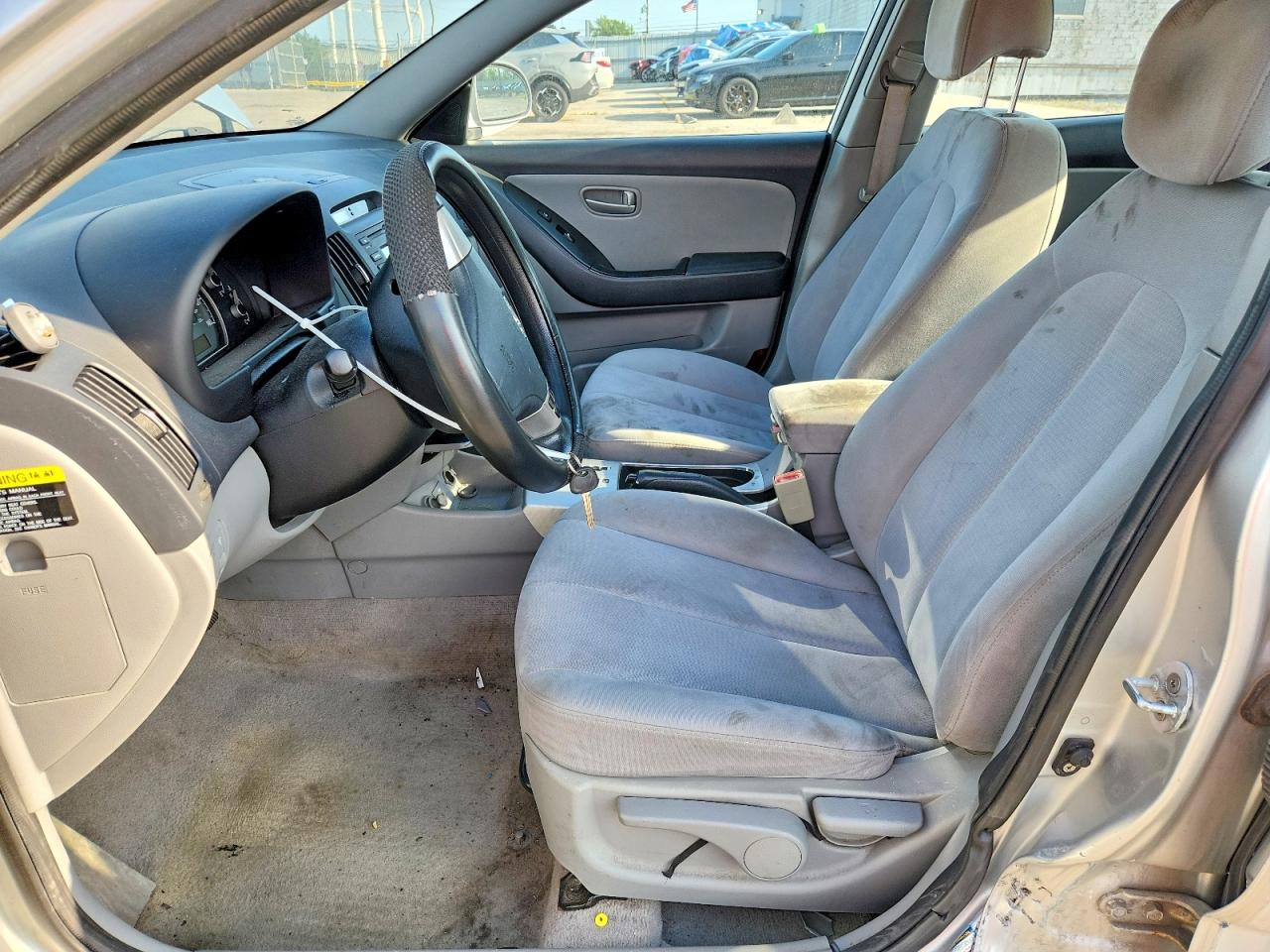 2008 Hyundai Elantra Gls Silver vin: KMHDU46D38U304592