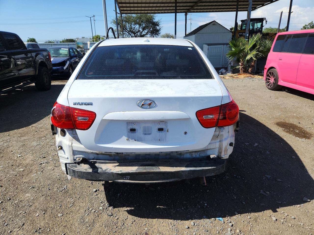 2008 Hyundai Elantra Gls White vin: KMHDU46D38U340122