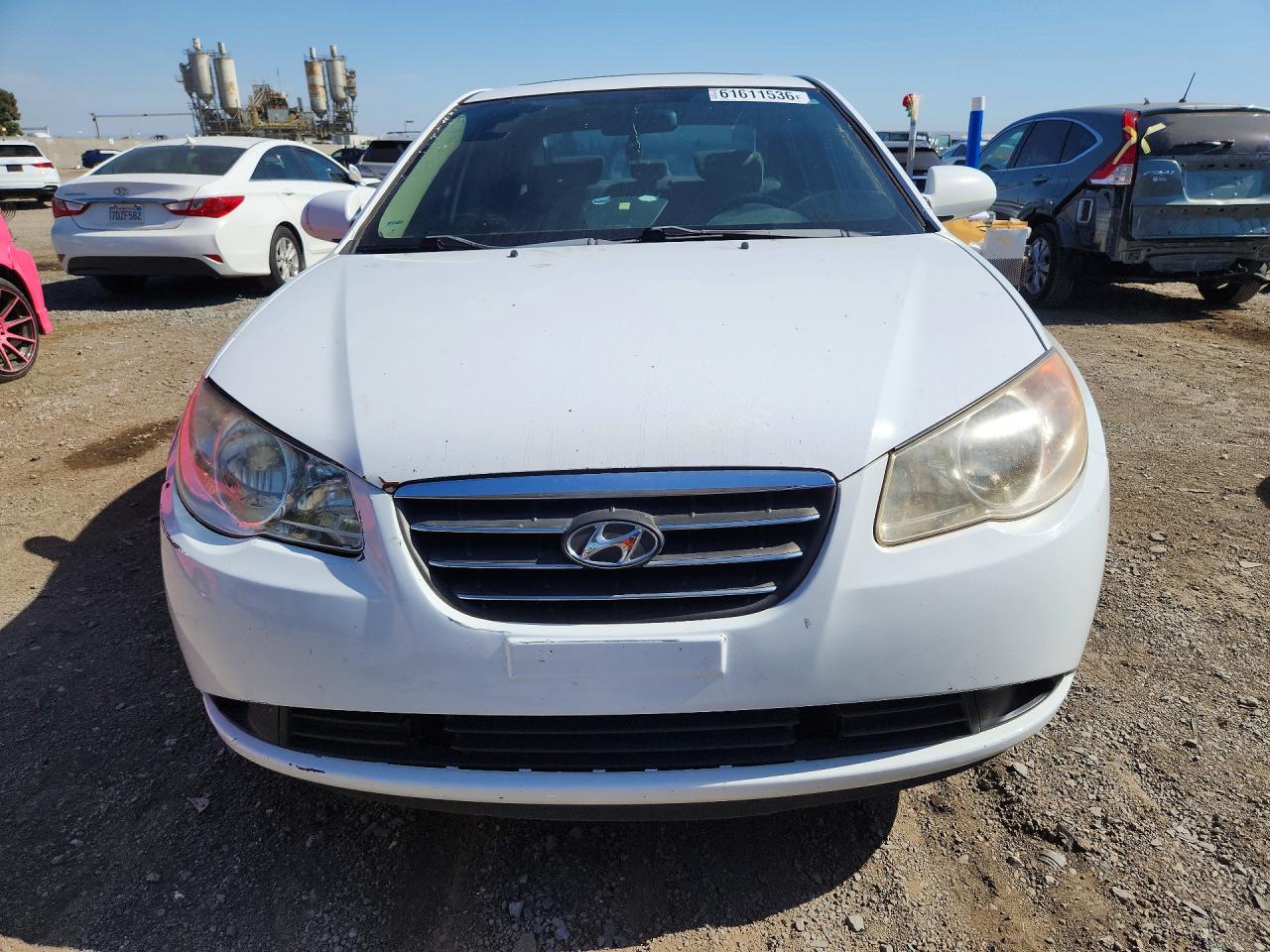 2008 Hyundai Elantra Gls White vin: KMHDU46D38U340122