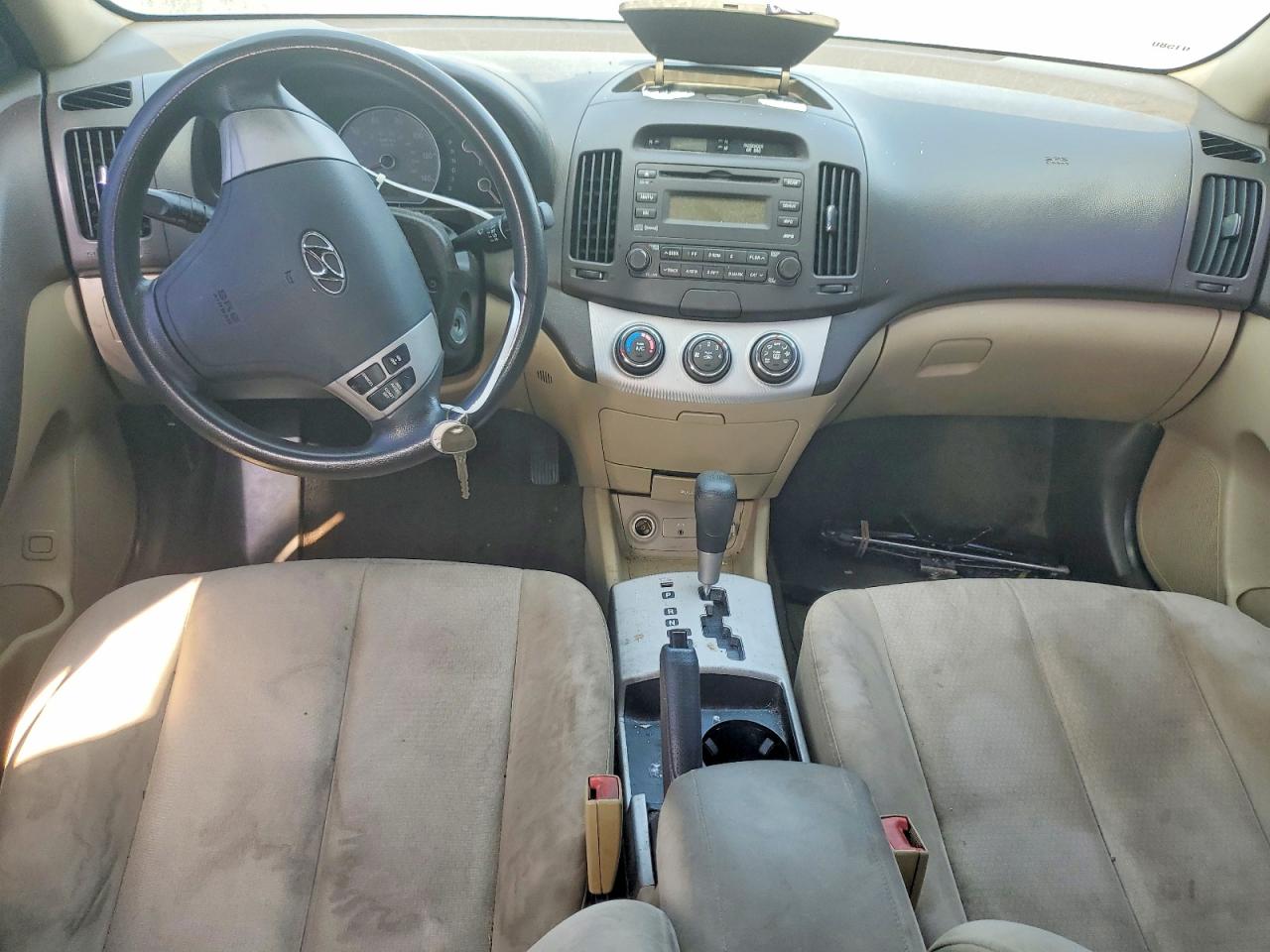 2008 Hyundai Elantra Gls White vin: KMHDU46D38U340122
