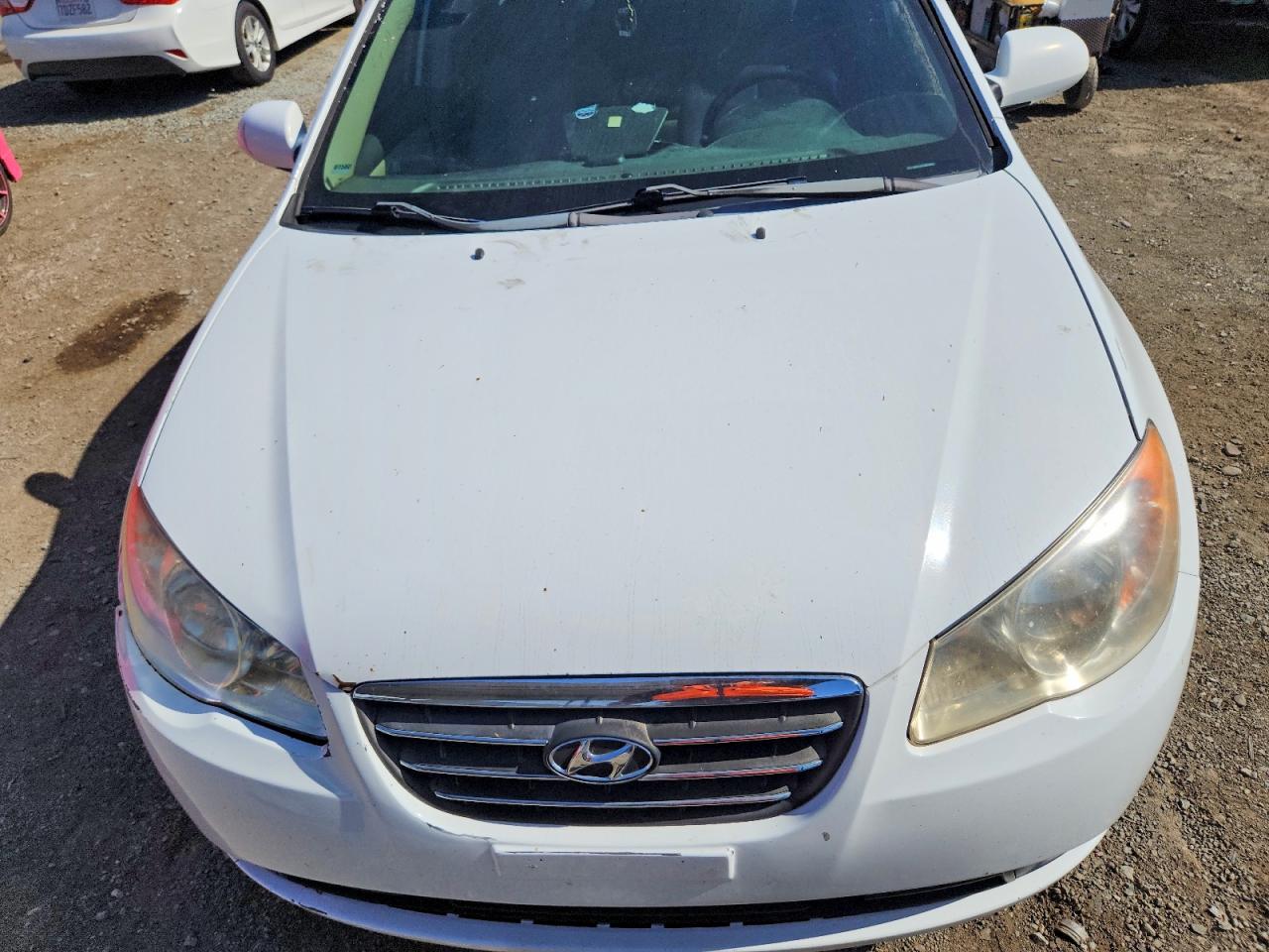 2008 Hyundai Elantra Gls White vin: KMHDU46D38U340122