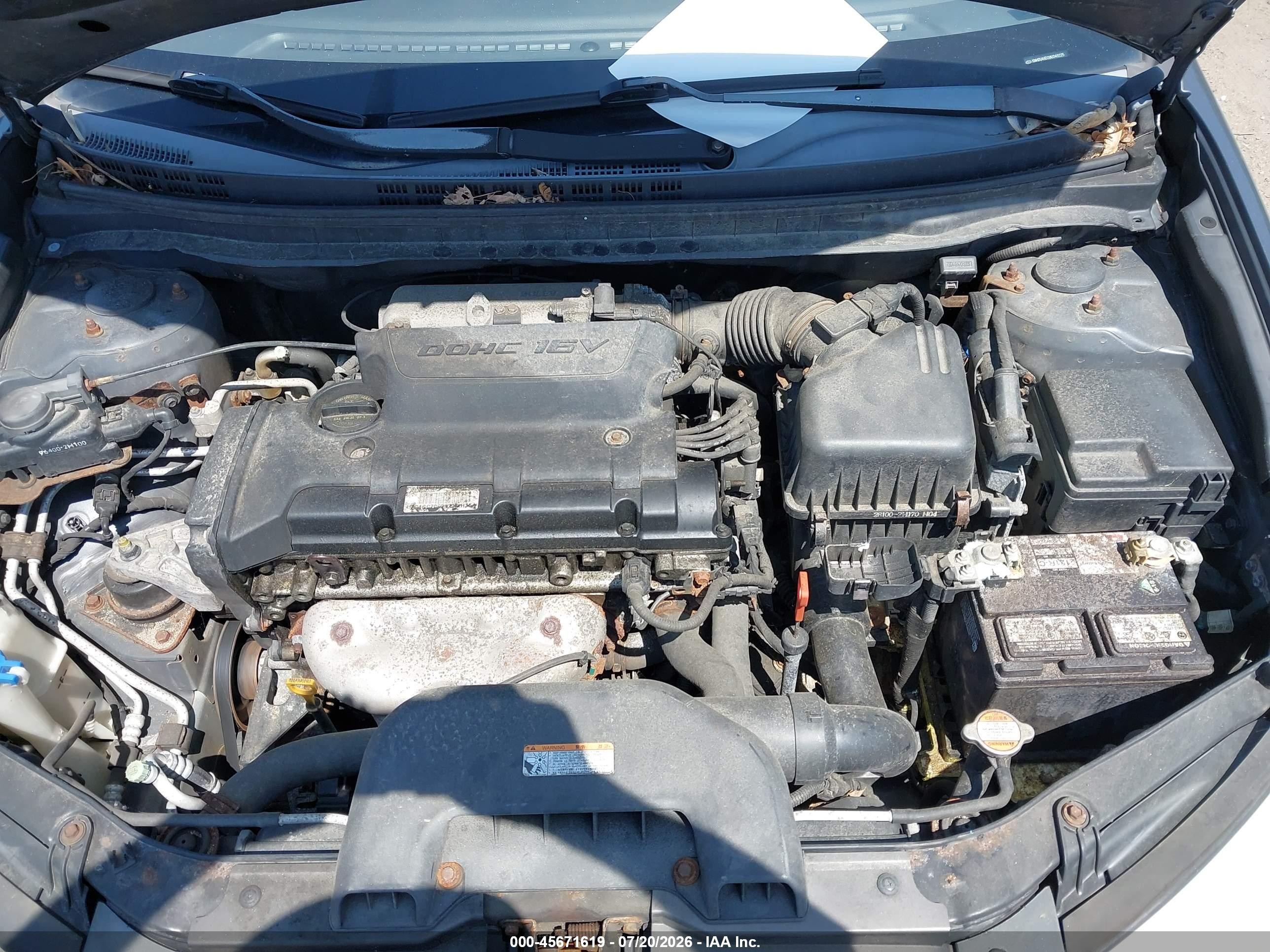 2008 Hyundai Elantra Gls/se Gray vin: KMHDU46D38U349225