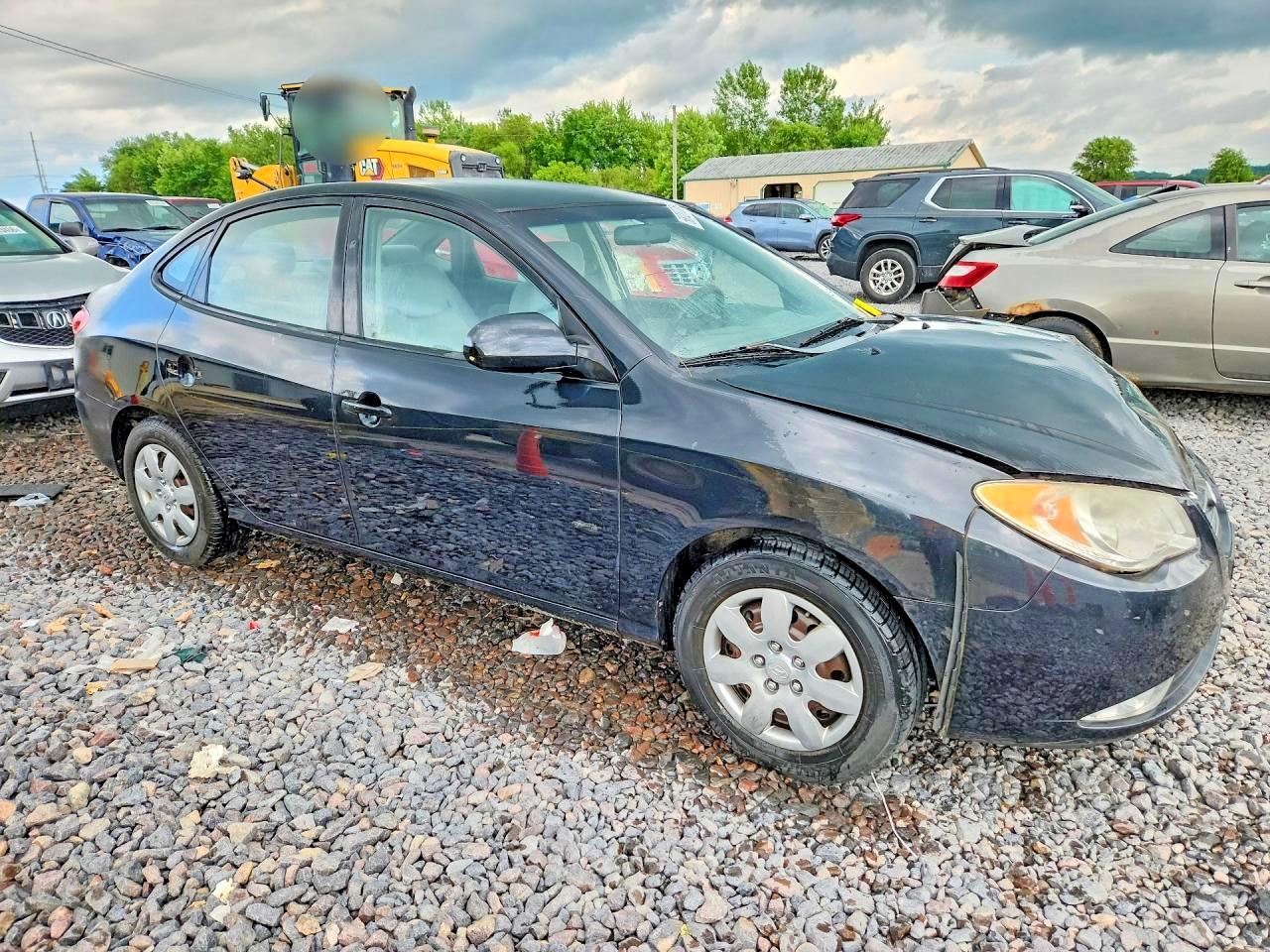 2008 Hyundai Elantra Gls Black vin: KMHDU46D38U430340