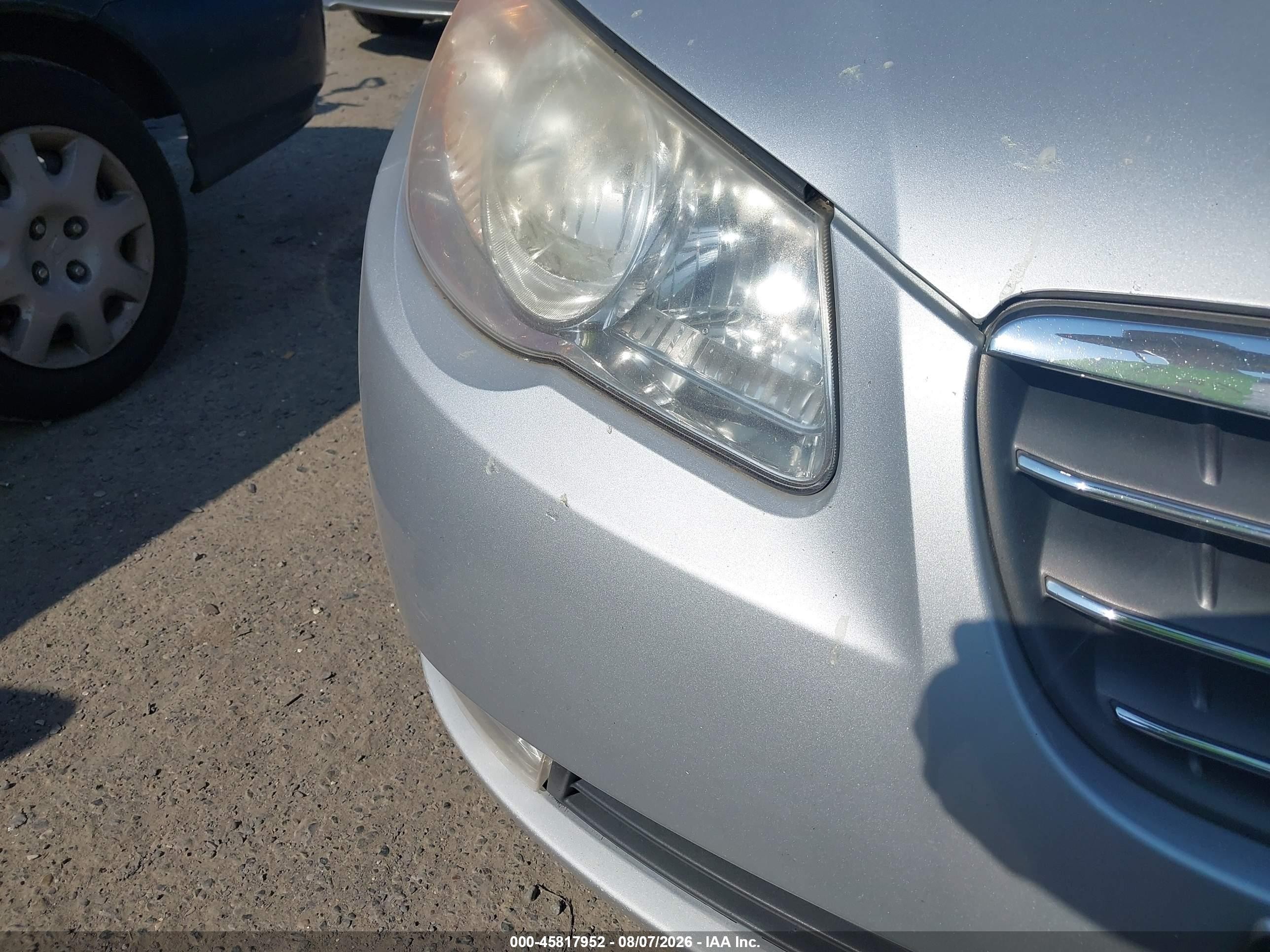 2008 Hyundai Elantra Gls/se Silver vin: KMHDU46D38U452578