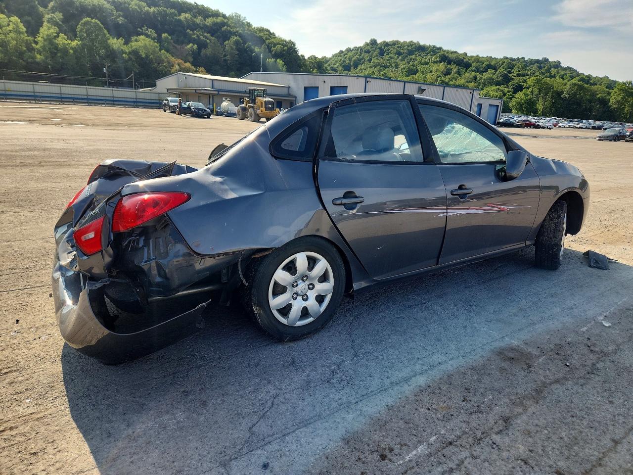 2008 Hyundai Elantra Gls Gray vin: KMHDU46D38U460020
