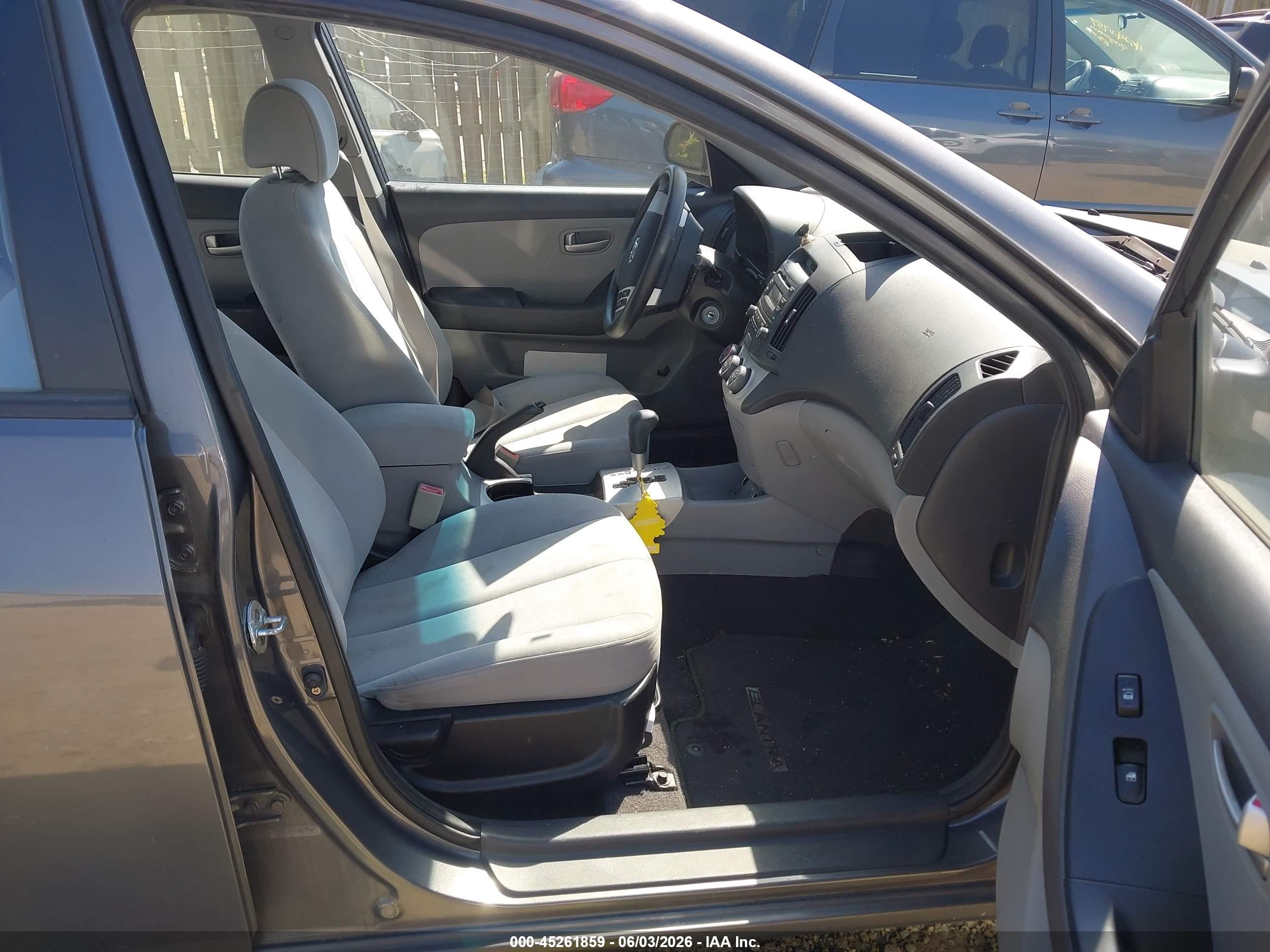 2008 Hyundai Elantra Gls/se Серый vin: KMHDU46D38U493602