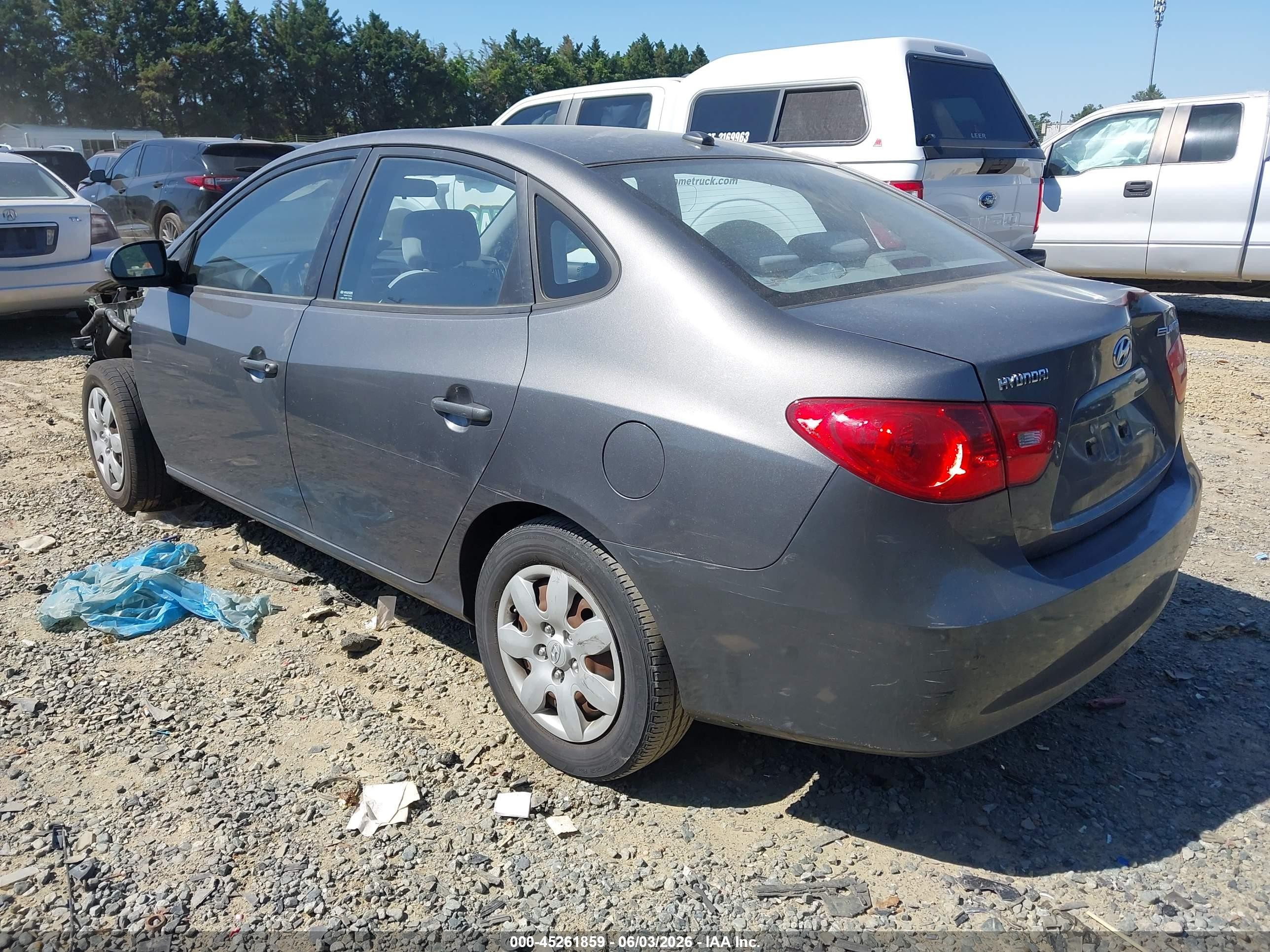 2008 Hyundai Elantra Gls/se Серый vin: KMHDU46D38U493602