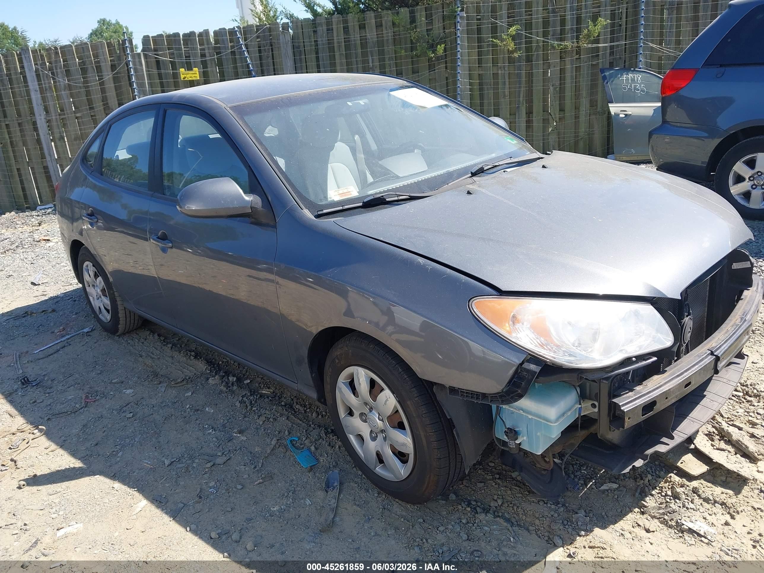 2008 Hyundai Elantra Gls/se Серый vin: KMHDU46D38U493602