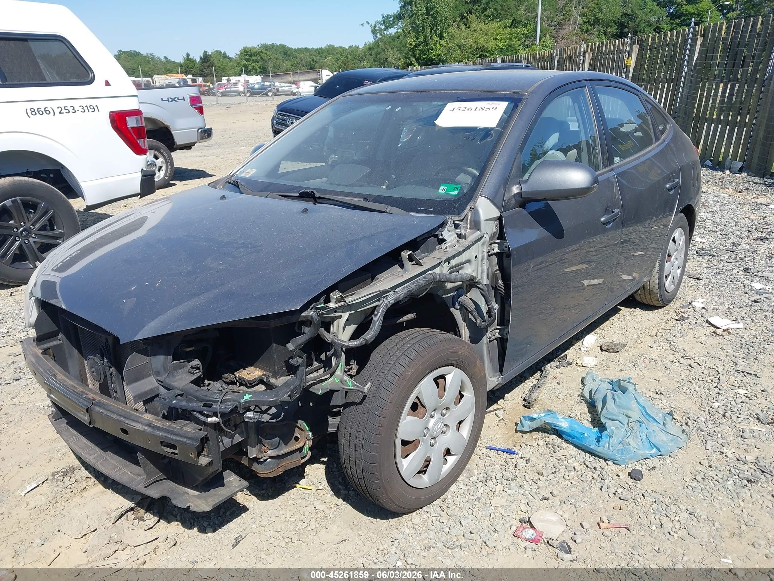 2008 Hyundai Elantra Gls/se Серый vin: KMHDU46D38U493602