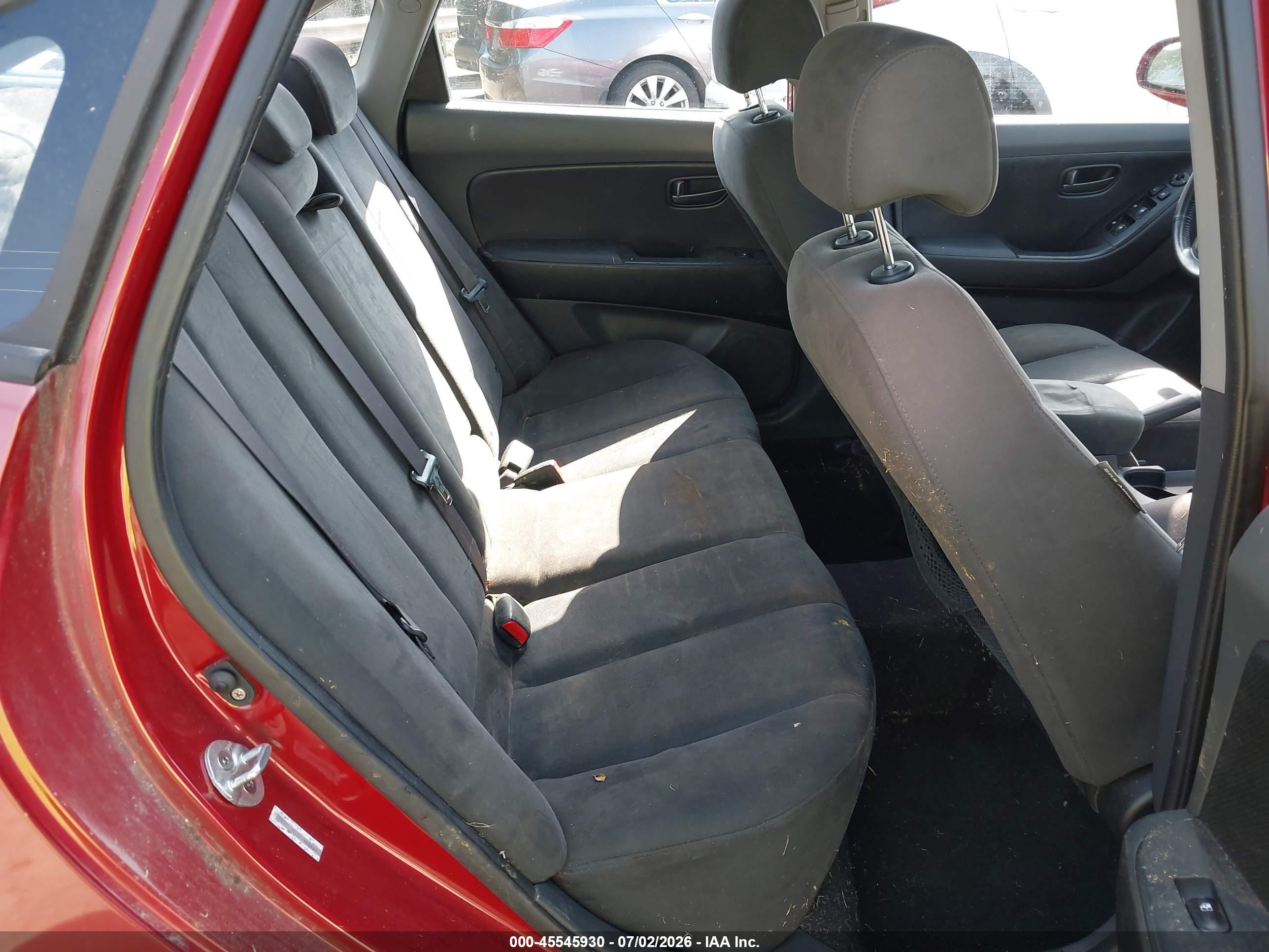 2008 Hyundai Elantra Gls/se Maroon vin: KMHDU46D38U499299
