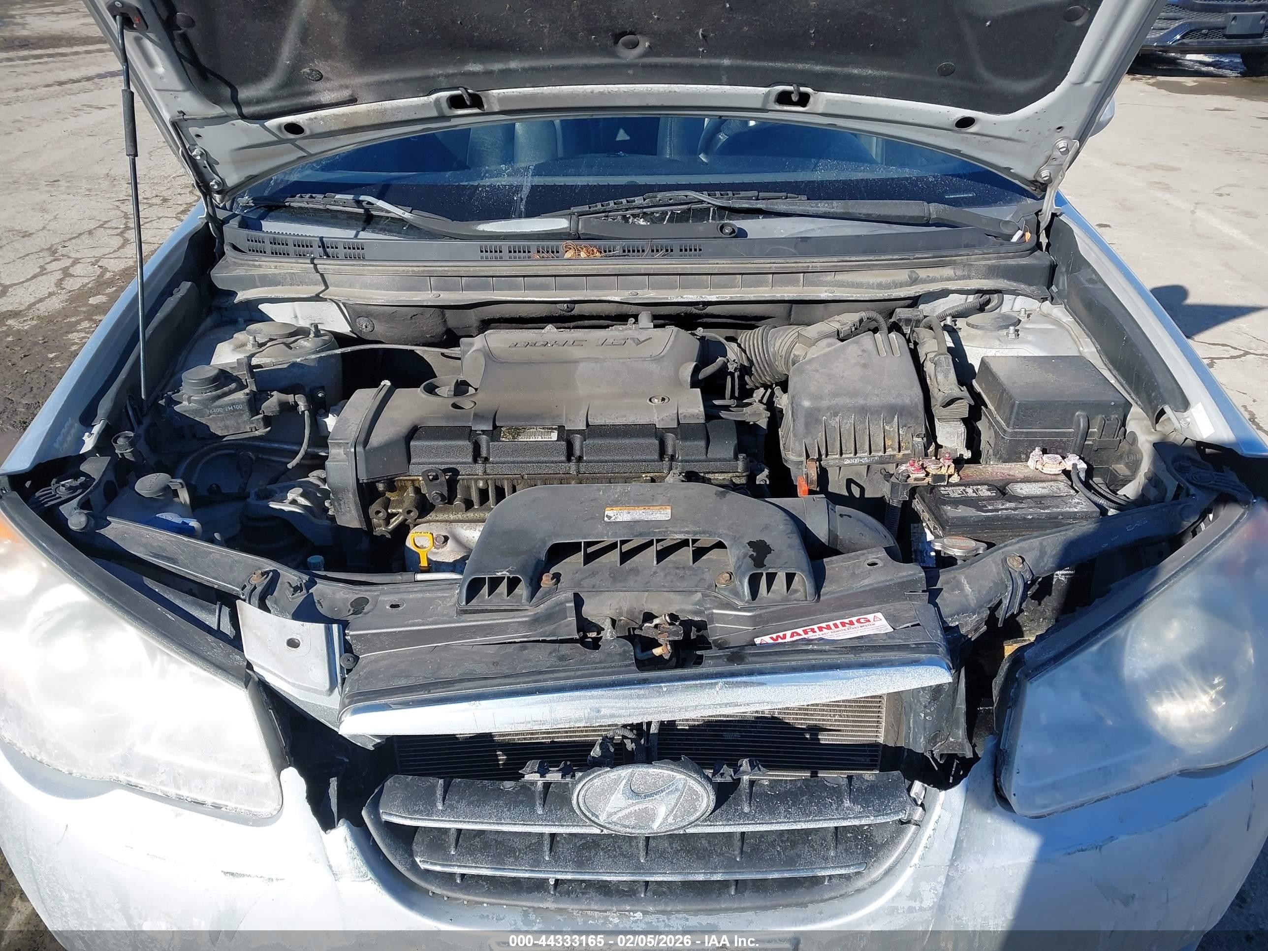 2008 Hyundai Elantra Gls/se Silver vin: KMHDU46D38U501763