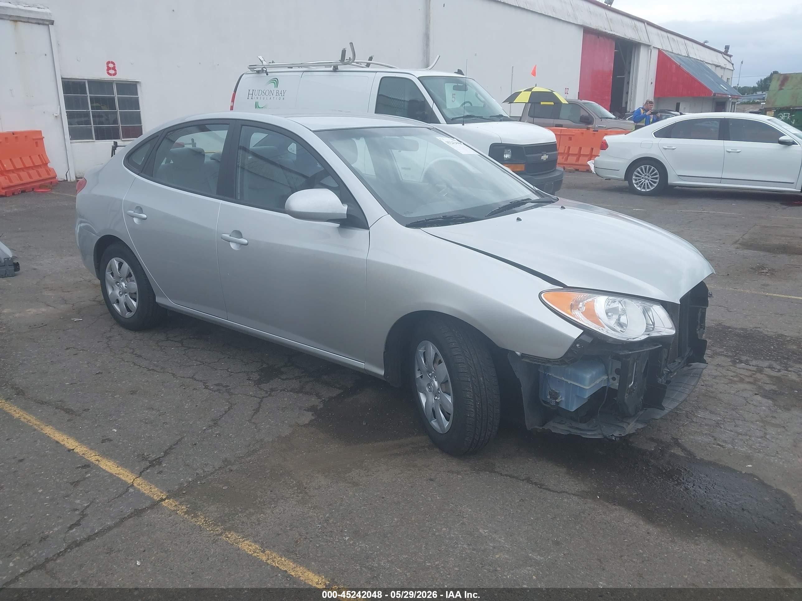 2008 Hyundai Elantra Gls/se Silver vin: KMHDU46D38U509250
