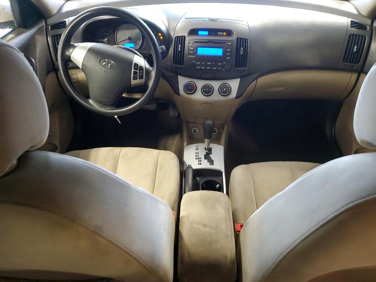 2008 Hyundai Elantra Gls Beige vin: KMHDU46D38U520040