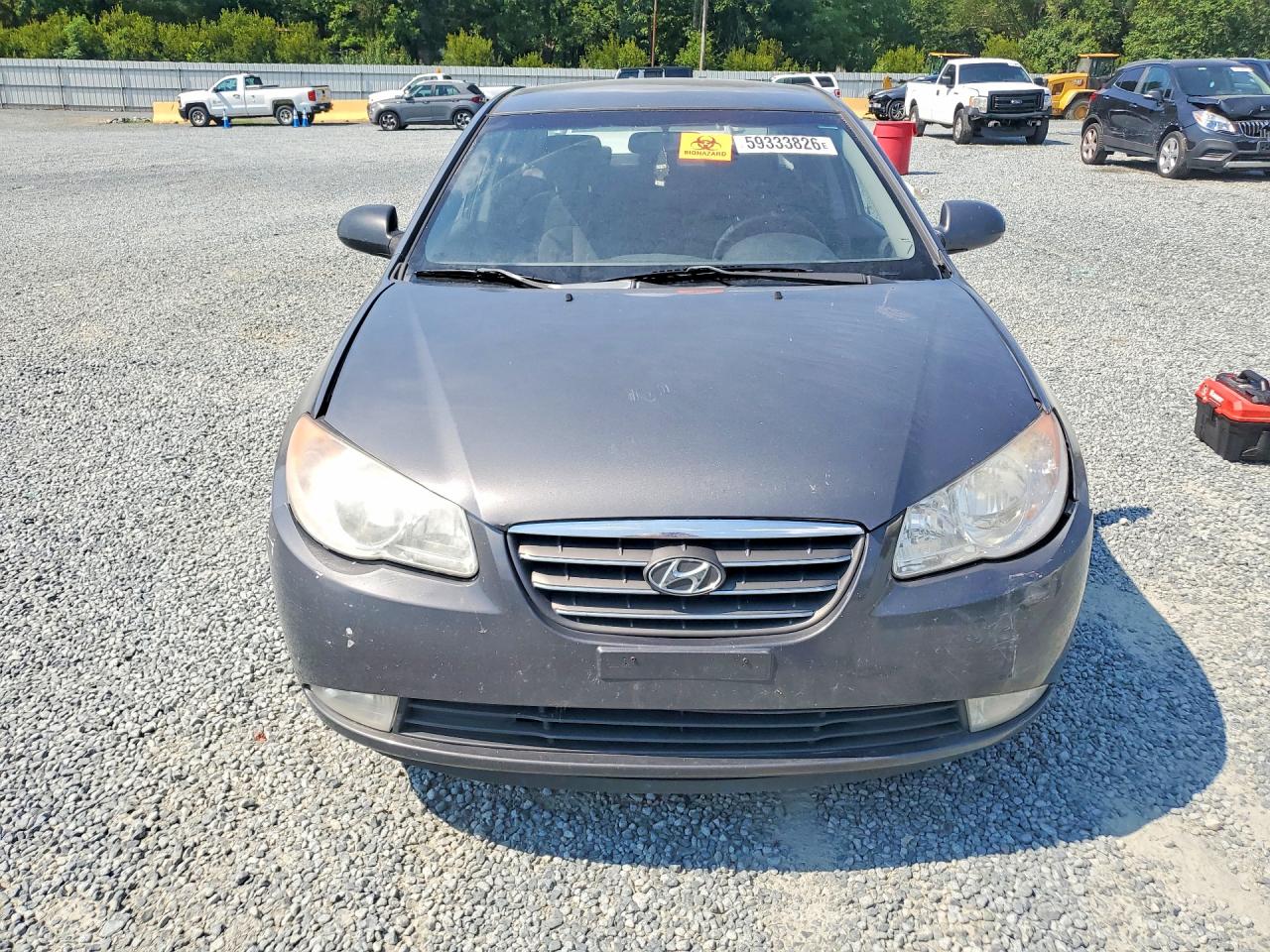 2008 Hyundai Elantra Gl Silver vin: KMHDU46D38U536240