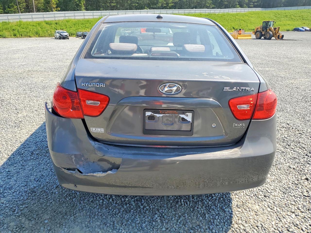 2008 Hyundai Elantra Gl Silver vin: KMHDU46D38U536240