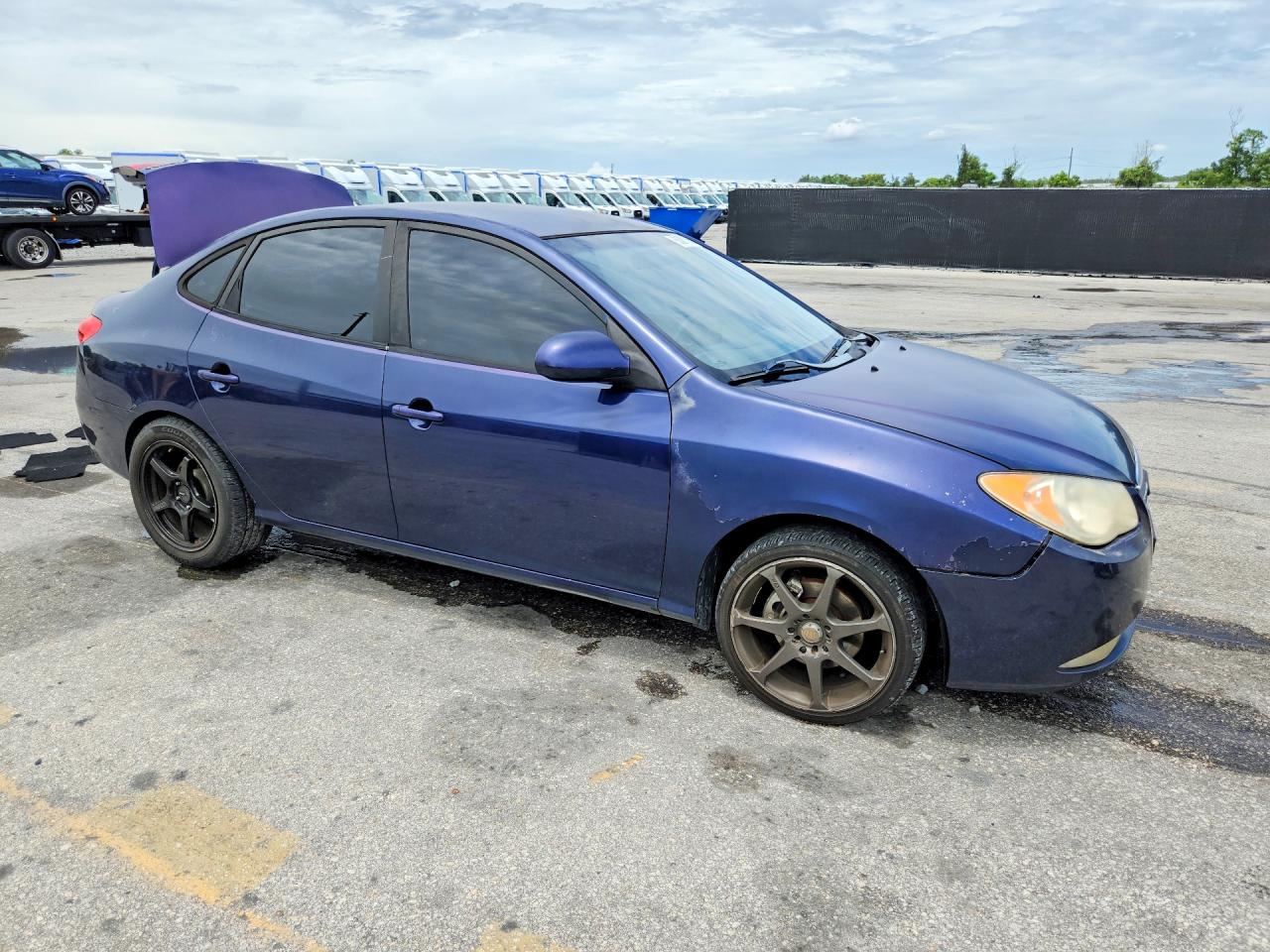 2008 Hyundai Elantra Gls Blue vin: KMHDU46D38U543401