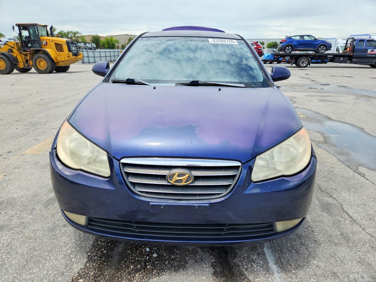 2008 Hyundai Elantra Gls Blue vin: KMHDU46D38U543401