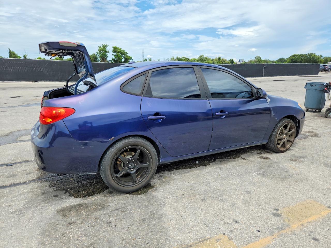 2008 Hyundai Elantra Gls Blue vin: KMHDU46D38U543401