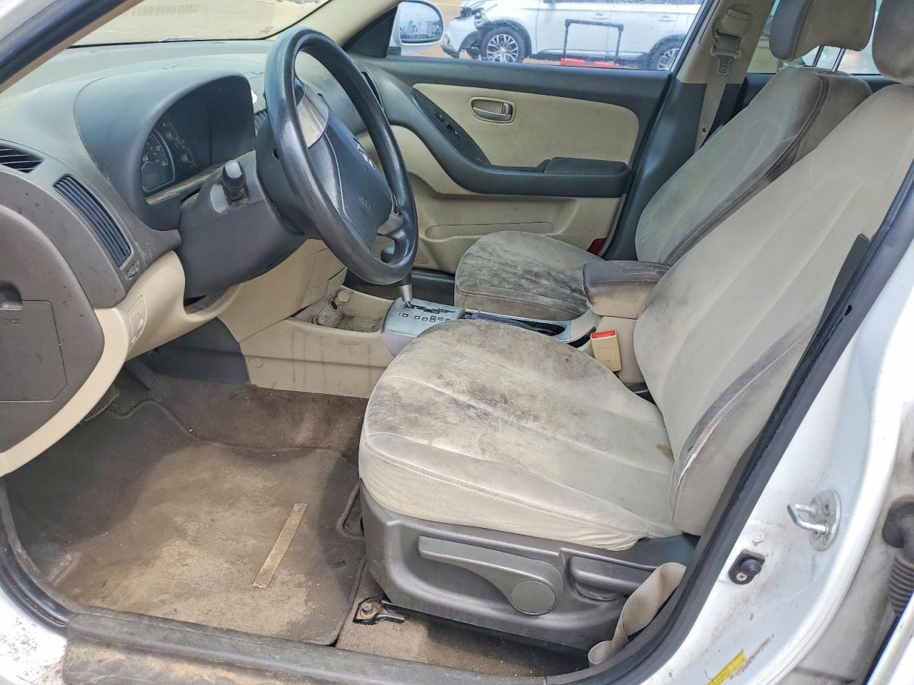 2008 Hyundai Elantra Gls White vin: KMHDU46D38U545522