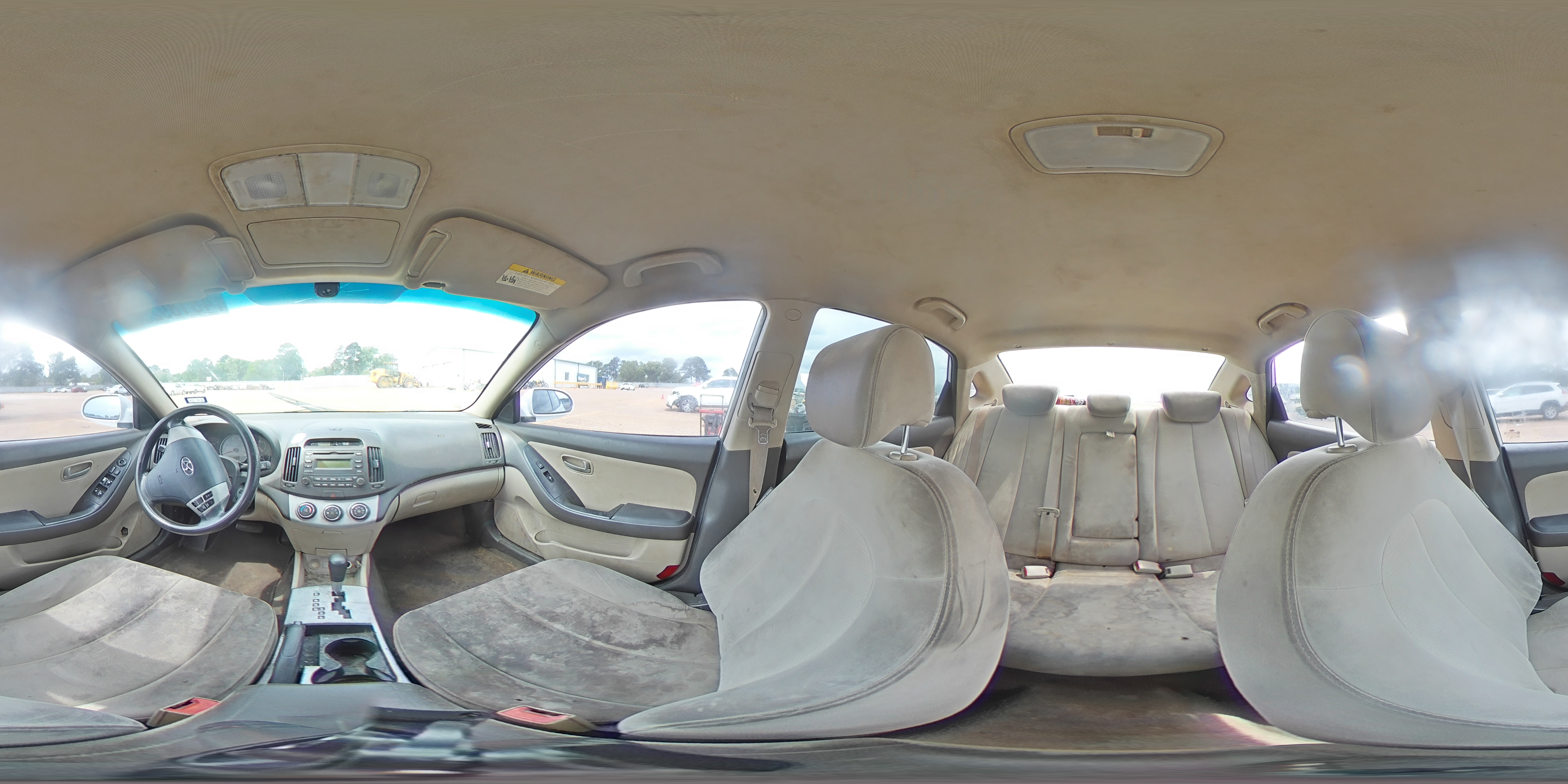 2008 Hyundai Elantra Gls White vin: KMHDU46D38U545522