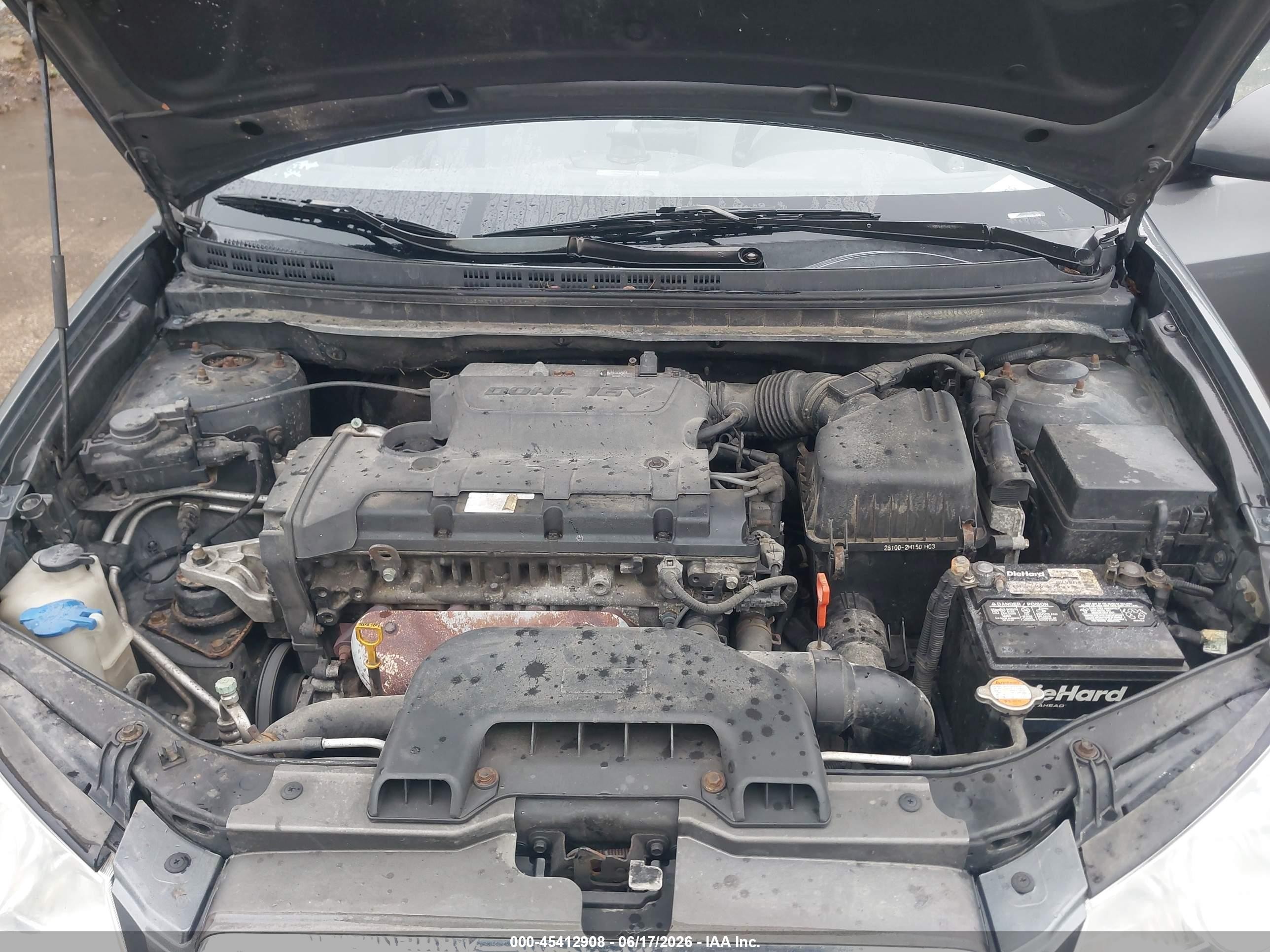 2008 Hyundai Elantra Gls/se Gray vin: KMHDU46D38U578536