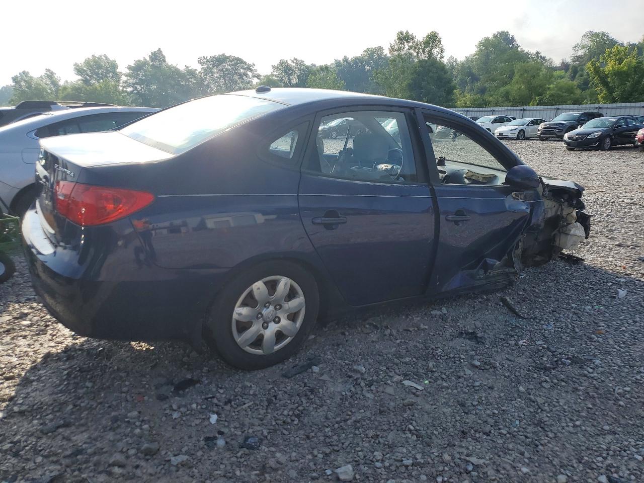 2009 Hyundai Elantra Gls Blue vin: KMHDU46D39U603419
