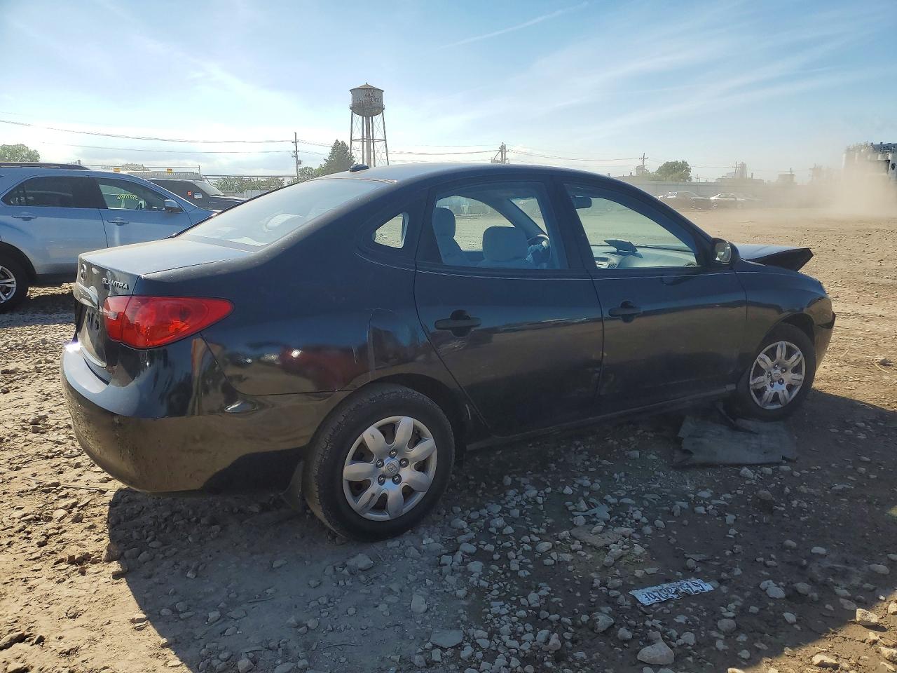 2009 Hyundai Elantra Gls Black vin: KMHDU46D39U604439