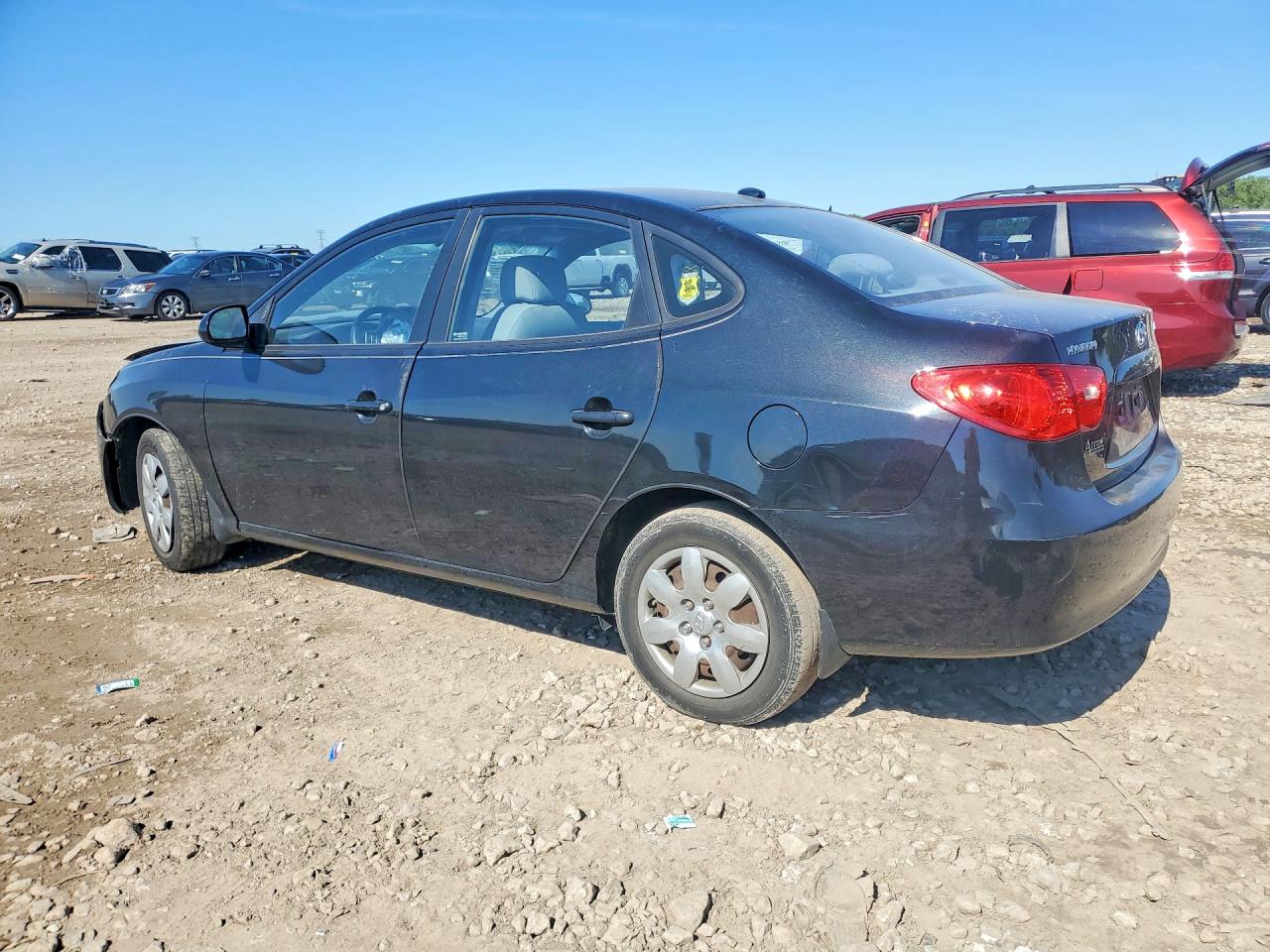 2009 Hyundai Elantra Gls Black vin: KMHDU46D39U604439
