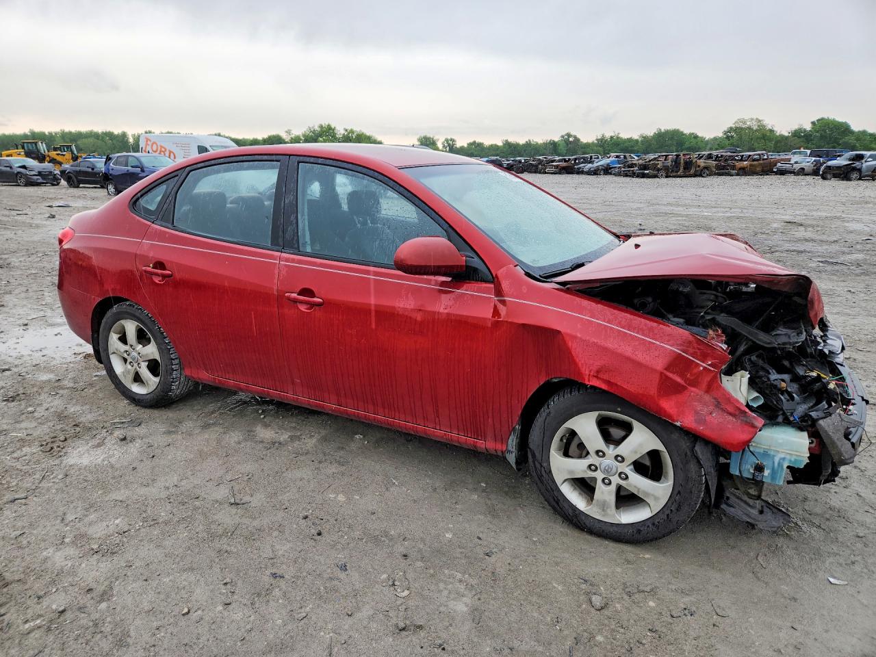 2009 Hyundai Elantra Se Красный vin: KMHDU46D39U631544