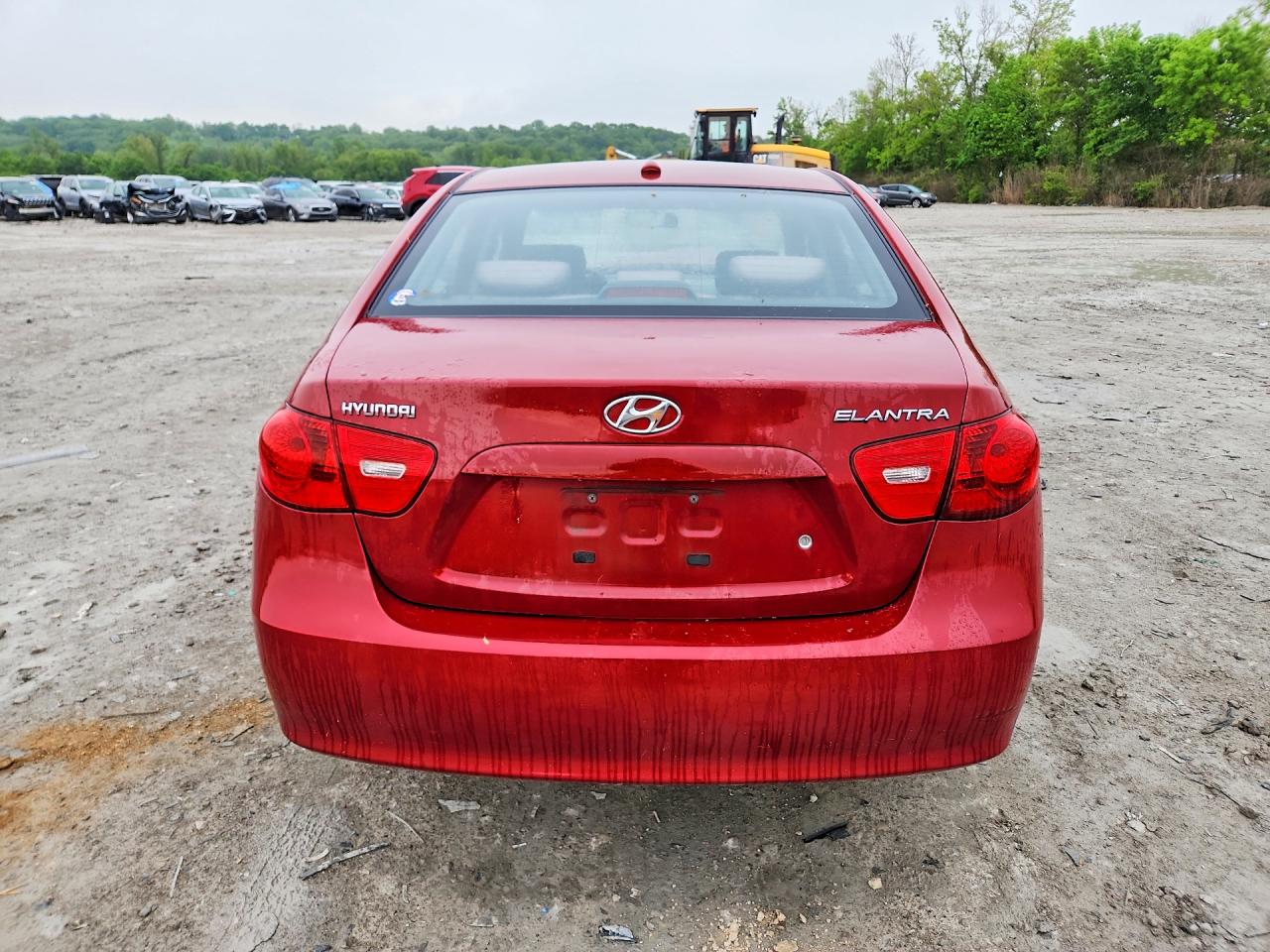 2009 Hyundai Elantra Se Красный vin: KMHDU46D39U631544