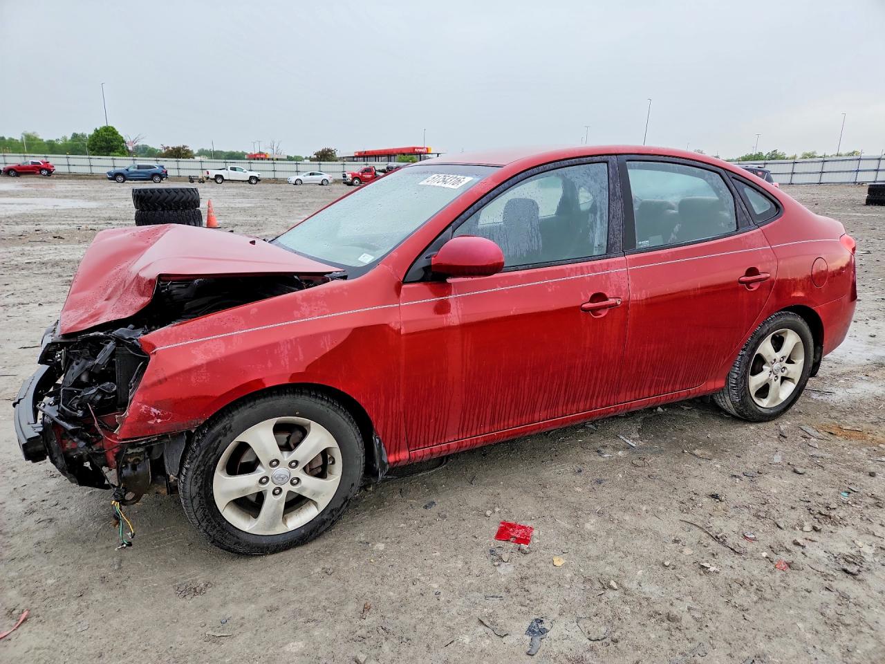 2009 Hyundai Elantra Se Красный vin: KMHDU46D39U631544