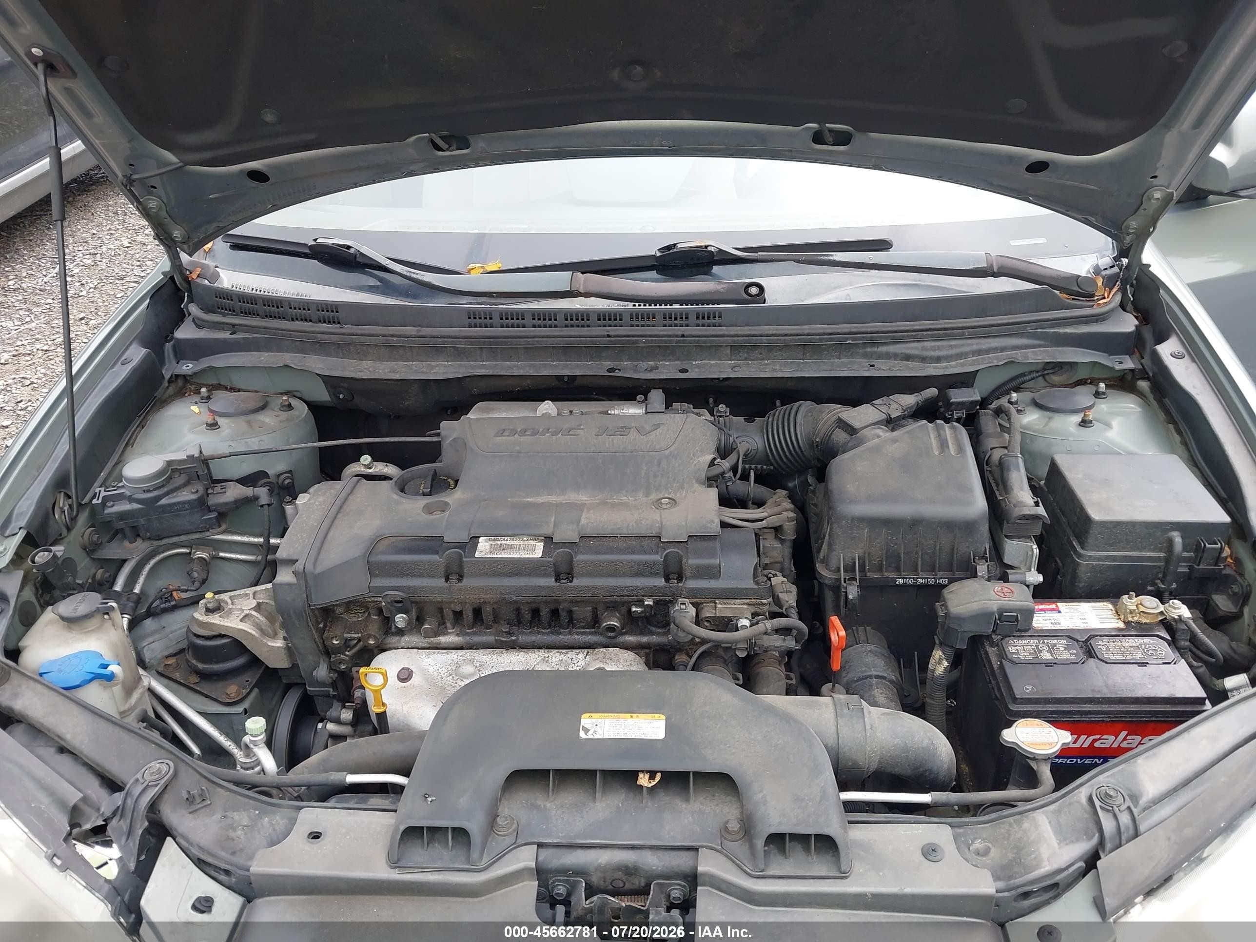 2009 Hyundai Elantra Gls Зеленый vin: KMHDU46D39U672501