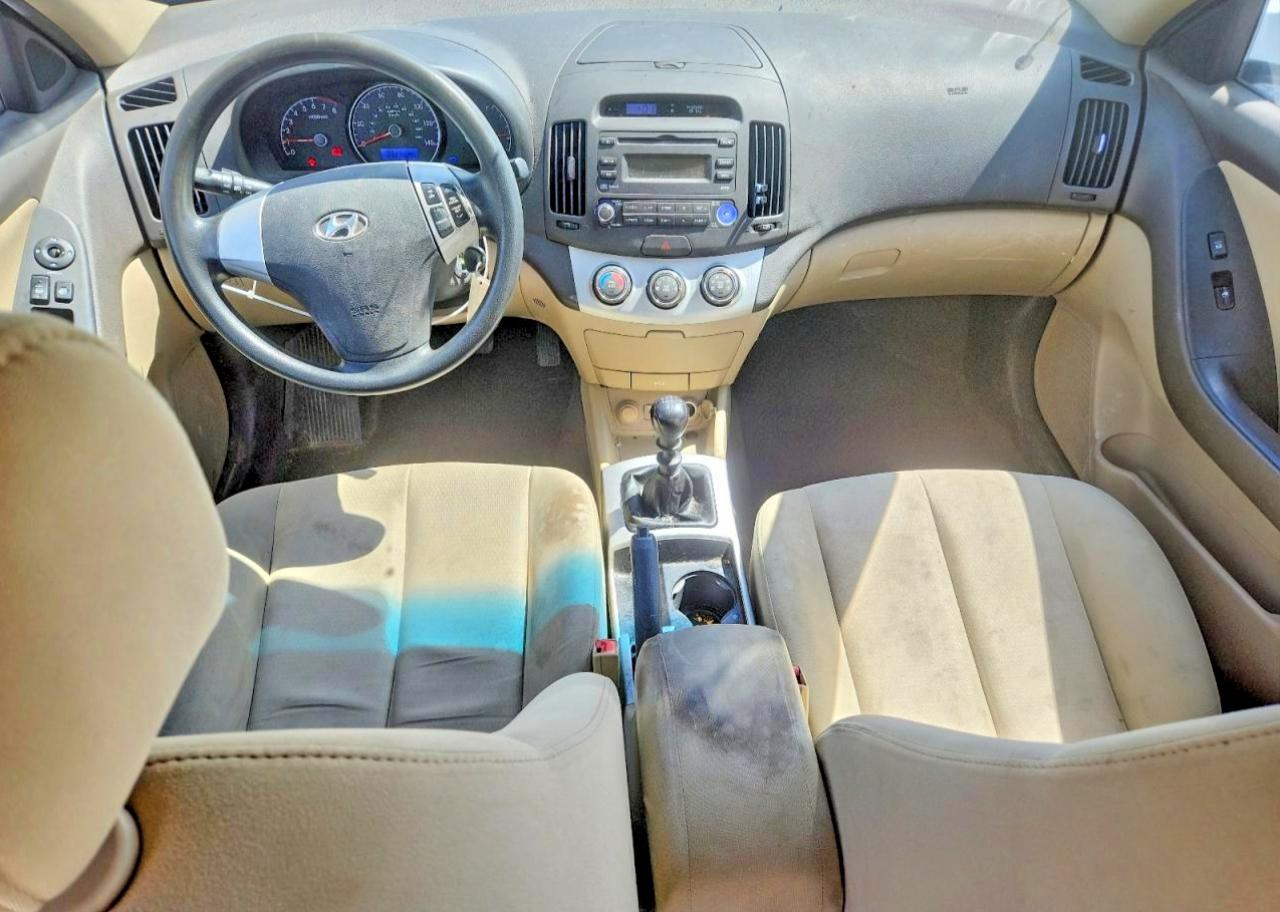 2009 Hyundai Elantra Gls White vin: KMHDU46D39U675494