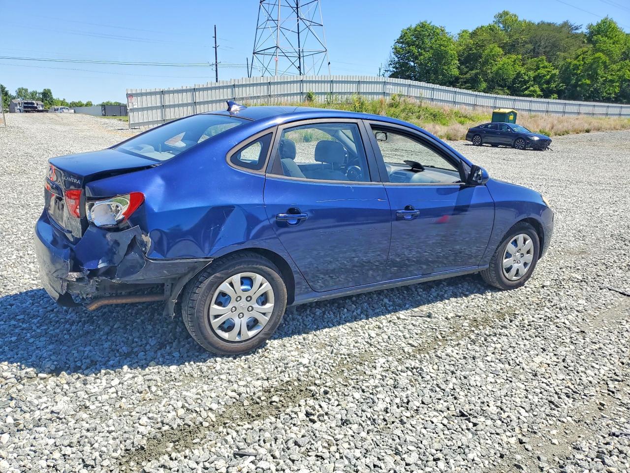 2009 Hyundai Elantra Gls Blue vin: KMHDU46D39U726234