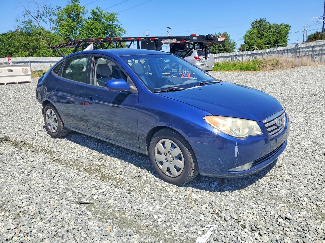 2009 Hyundai Elantra Gls Blue vin: KMHDU46D39U726234