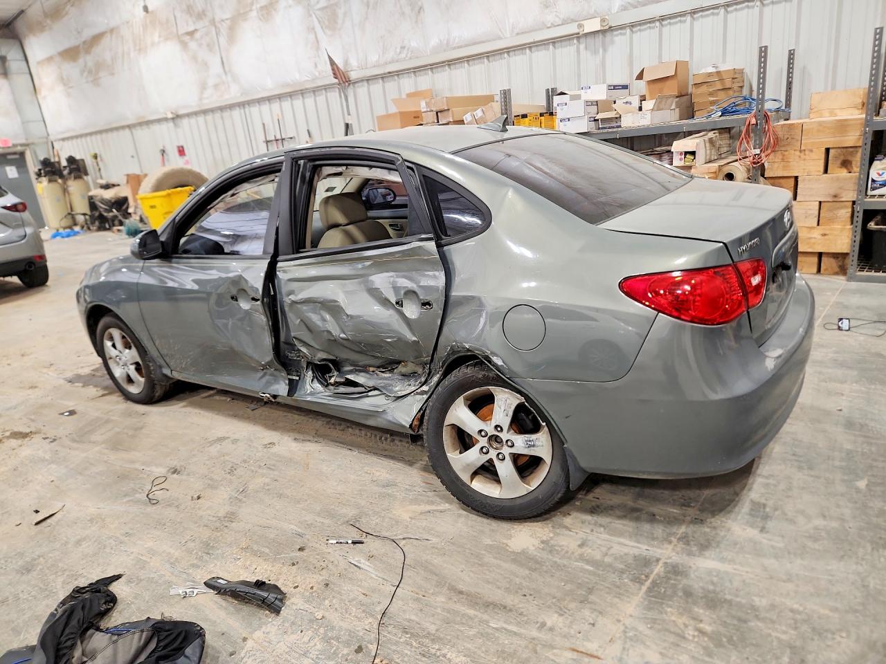 2009 Hyundai Elantra Gls Серый vin: KMHDU46D39U748928