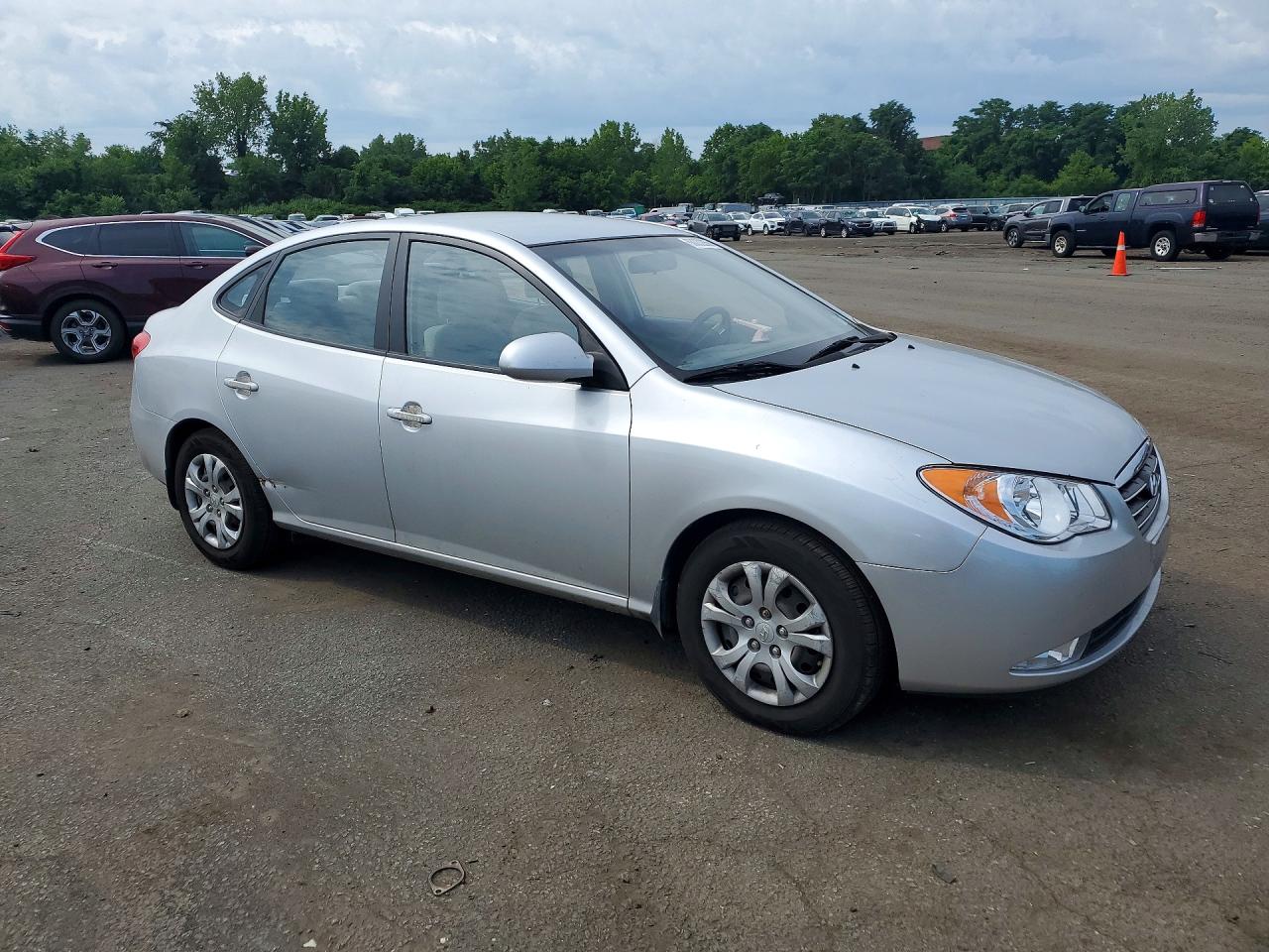 2009 Hyundai Elantra Gls Серебряный vin: KMHDU46D39U796381