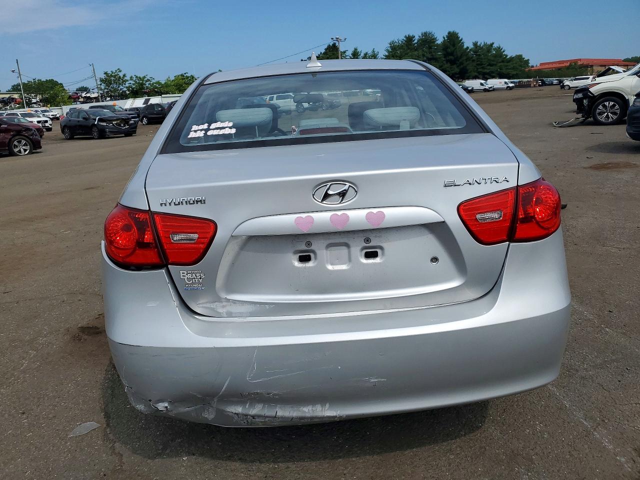 2009 Hyundai Elantra Gls Серебряный vin: KMHDU46D39U796381